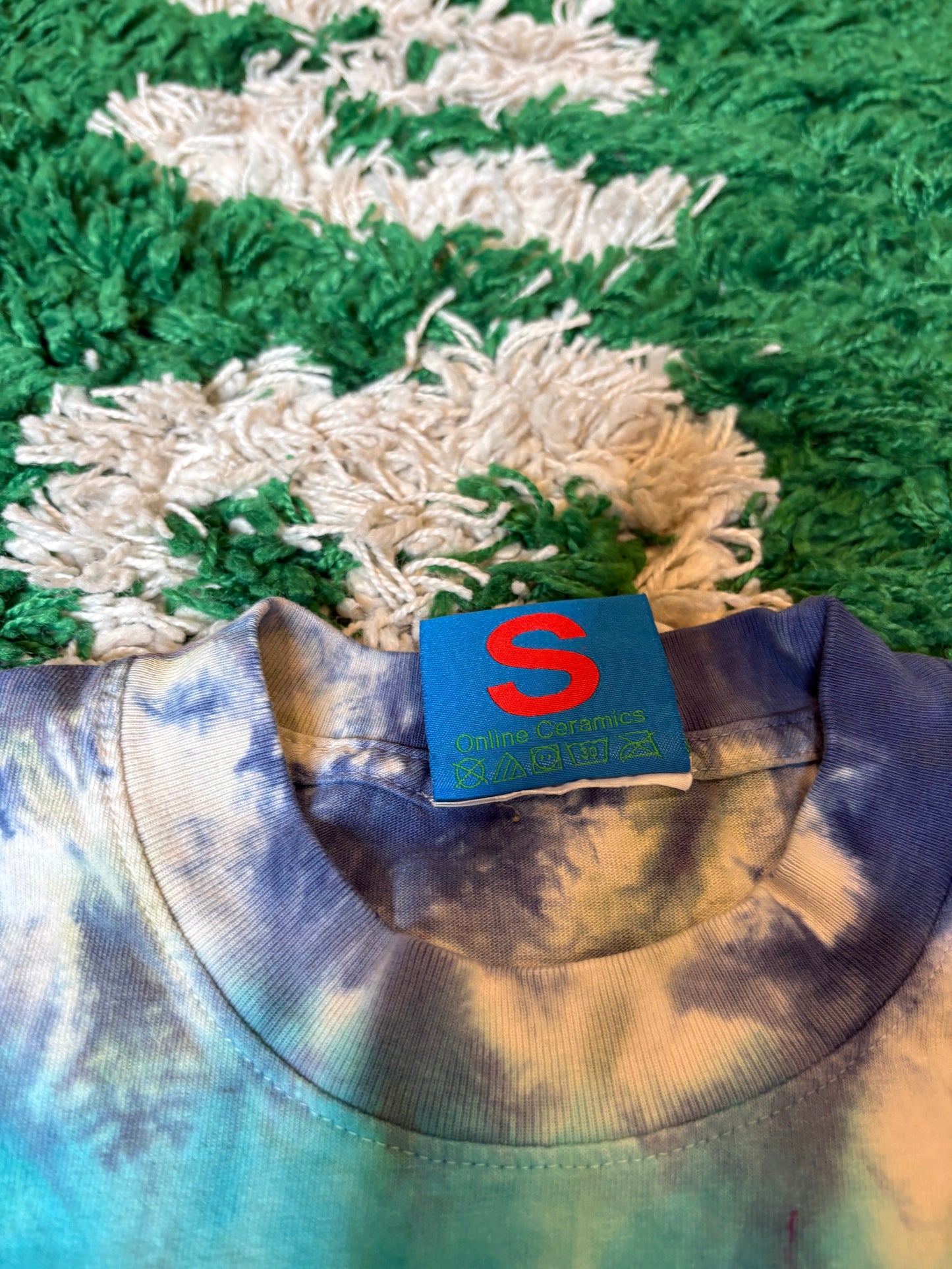 Online Ceramics Boulder Tie Dye Tee Size Small