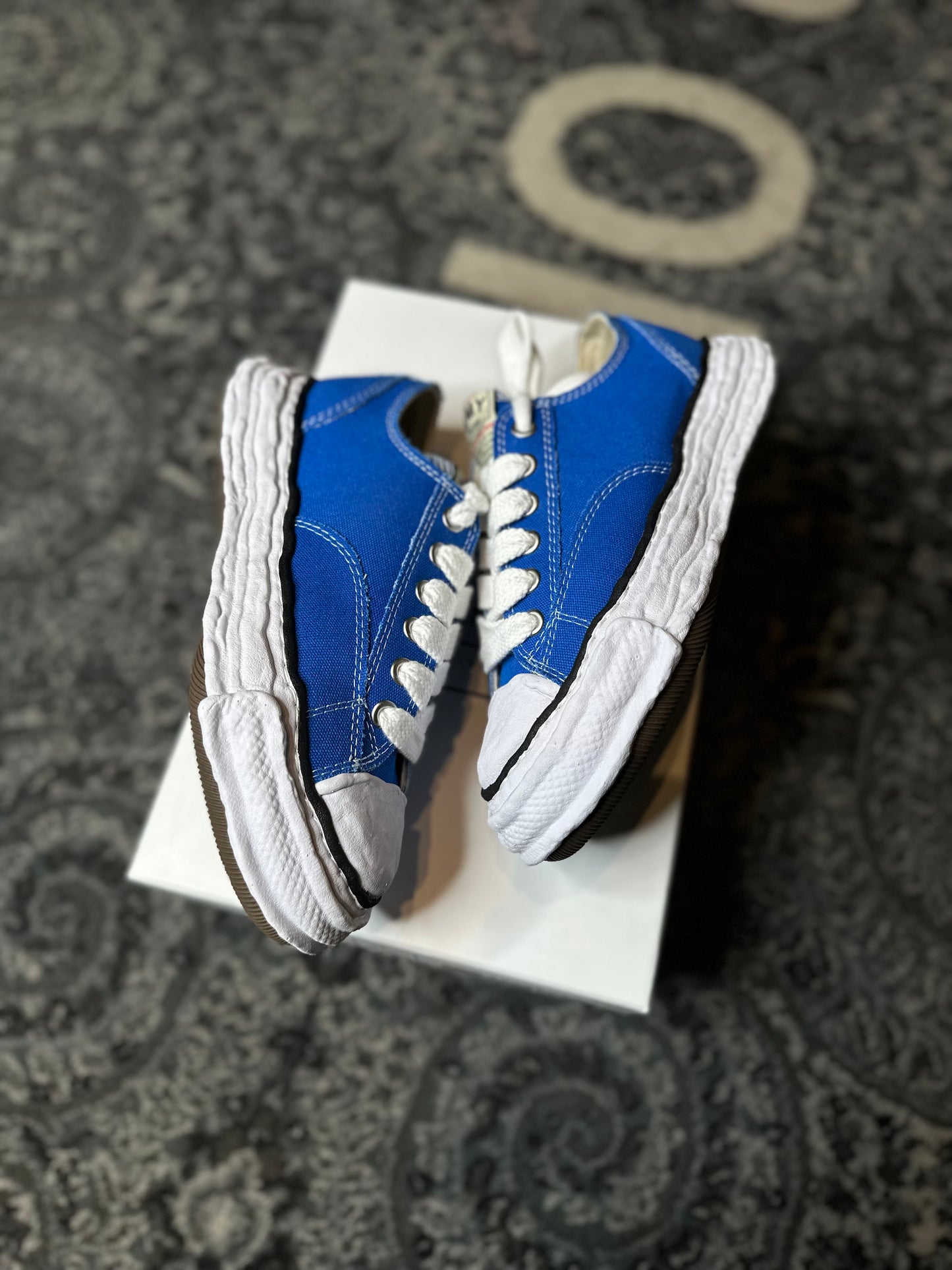 Maison Mihara Yasuhiro Peterson OG Sole Canvas Low “Cl Blue” Ds Og Size 5(38 EU)