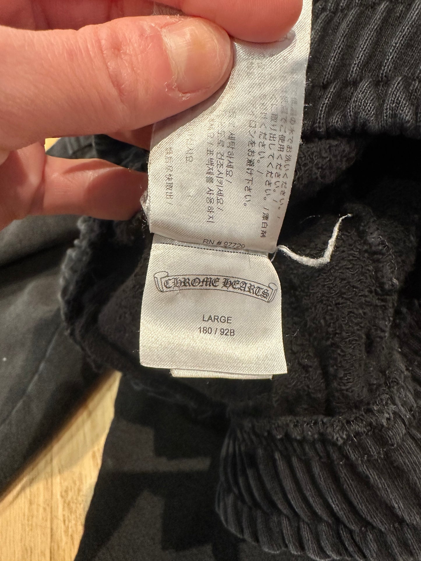 Chrome Hearts Matty Boy Wide Leg Sweatpants Size Large