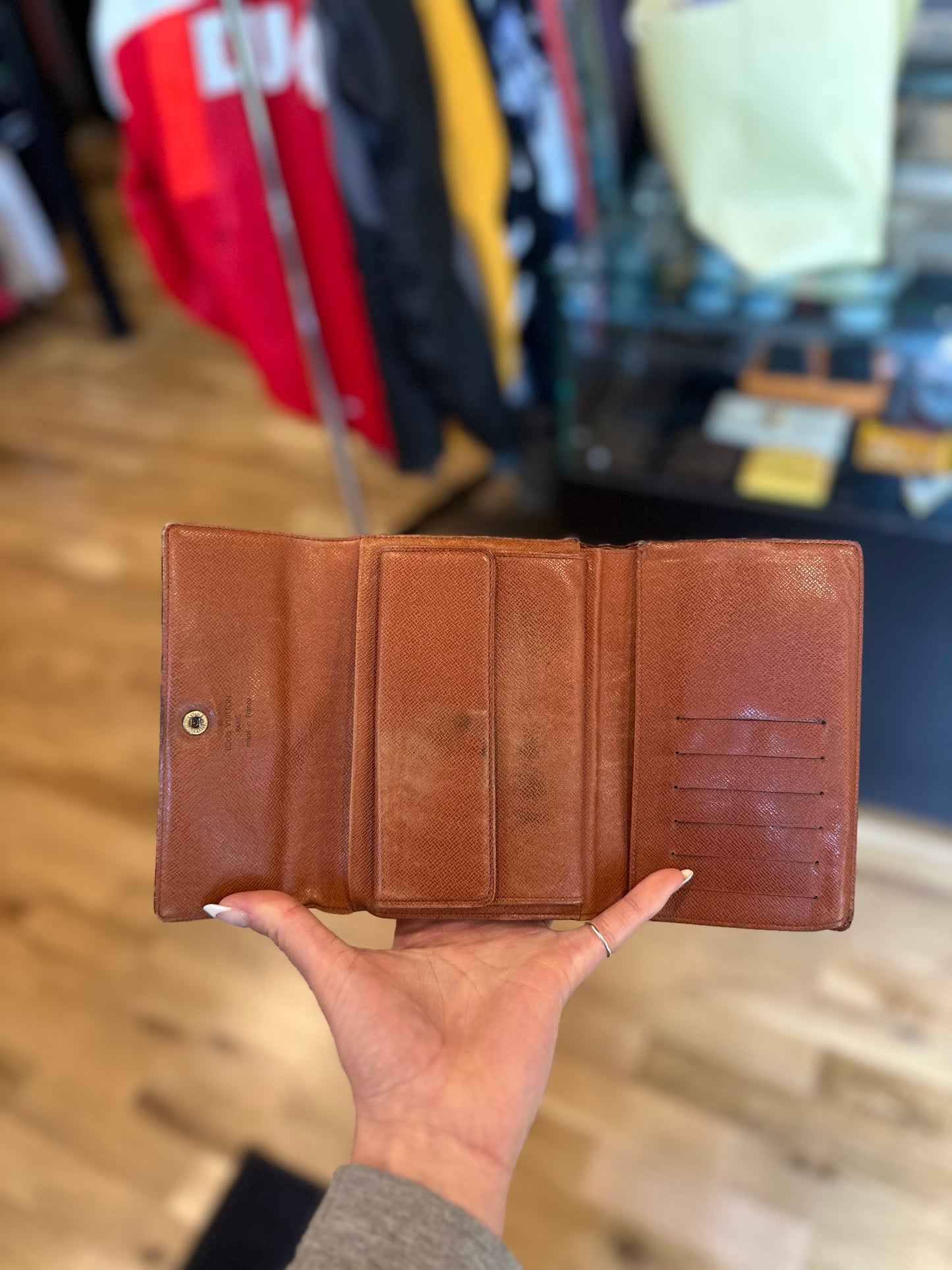 Louis Vuitton Trifold Brown Monogram Wallet