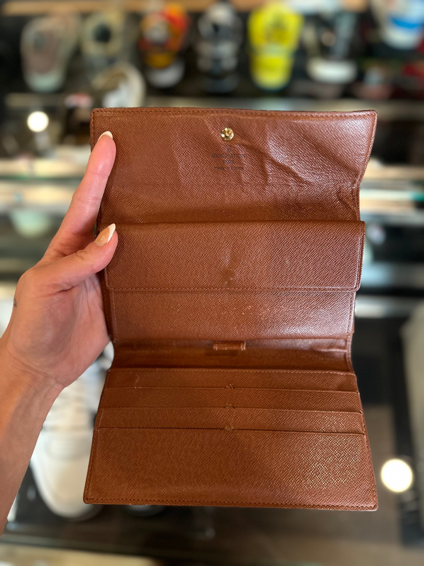 Louis Vuitton Broqn Monogram Trifold Wallet