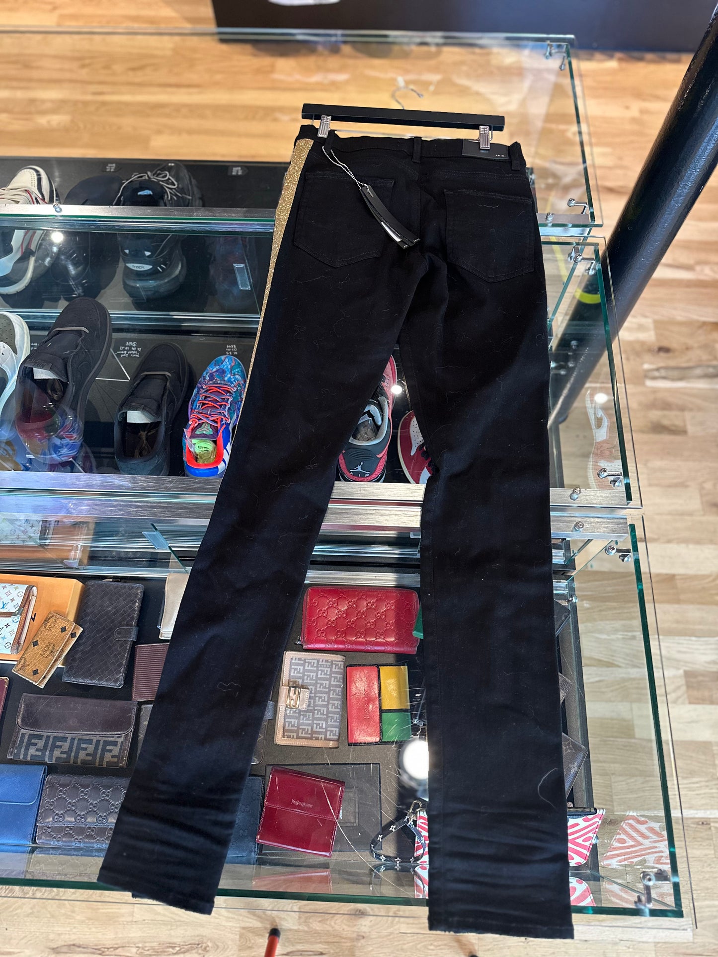 Amiri Jeans Black Gold Size 32