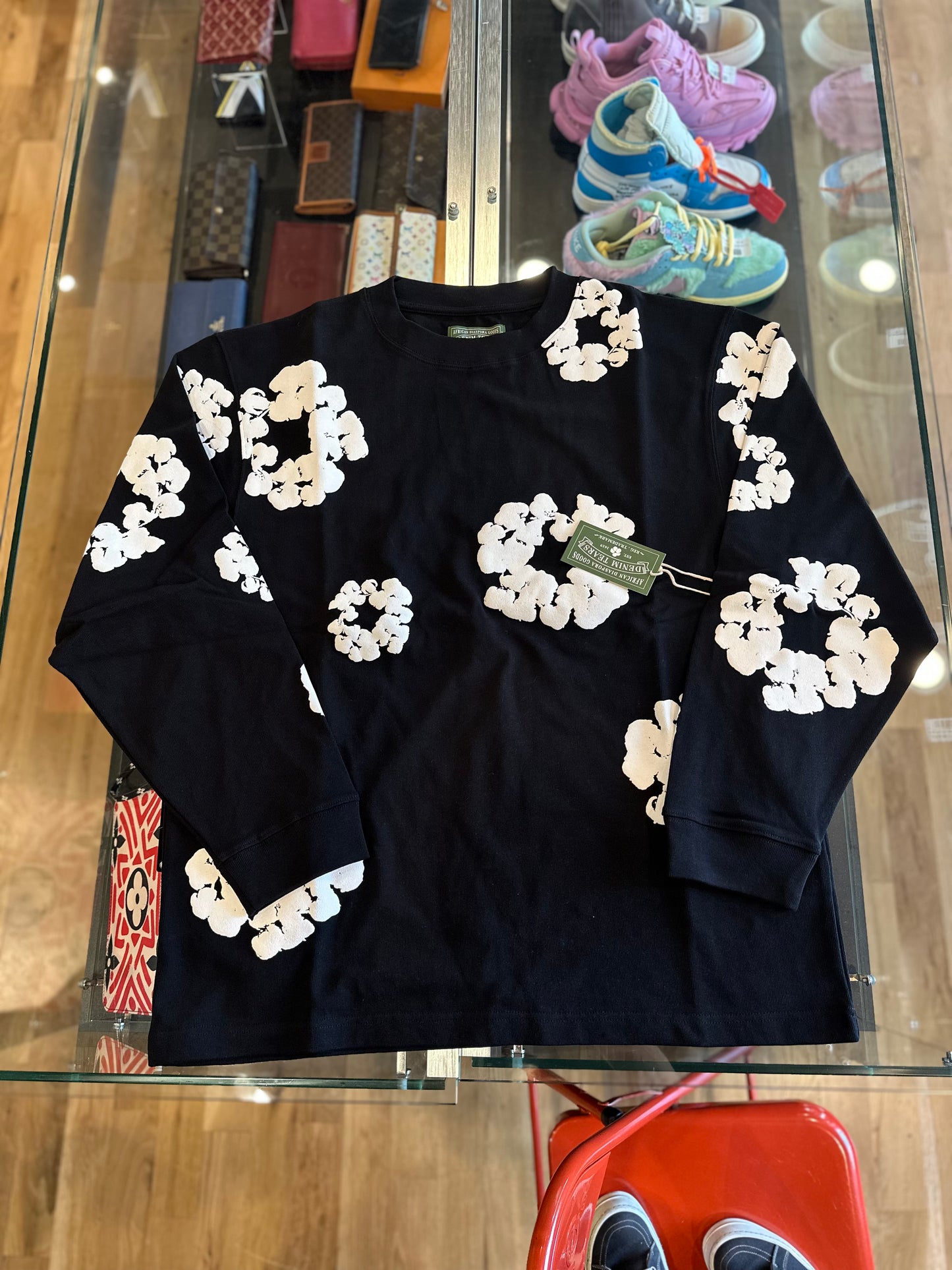 Denim Tears Black Long Sleeve DS Size XL