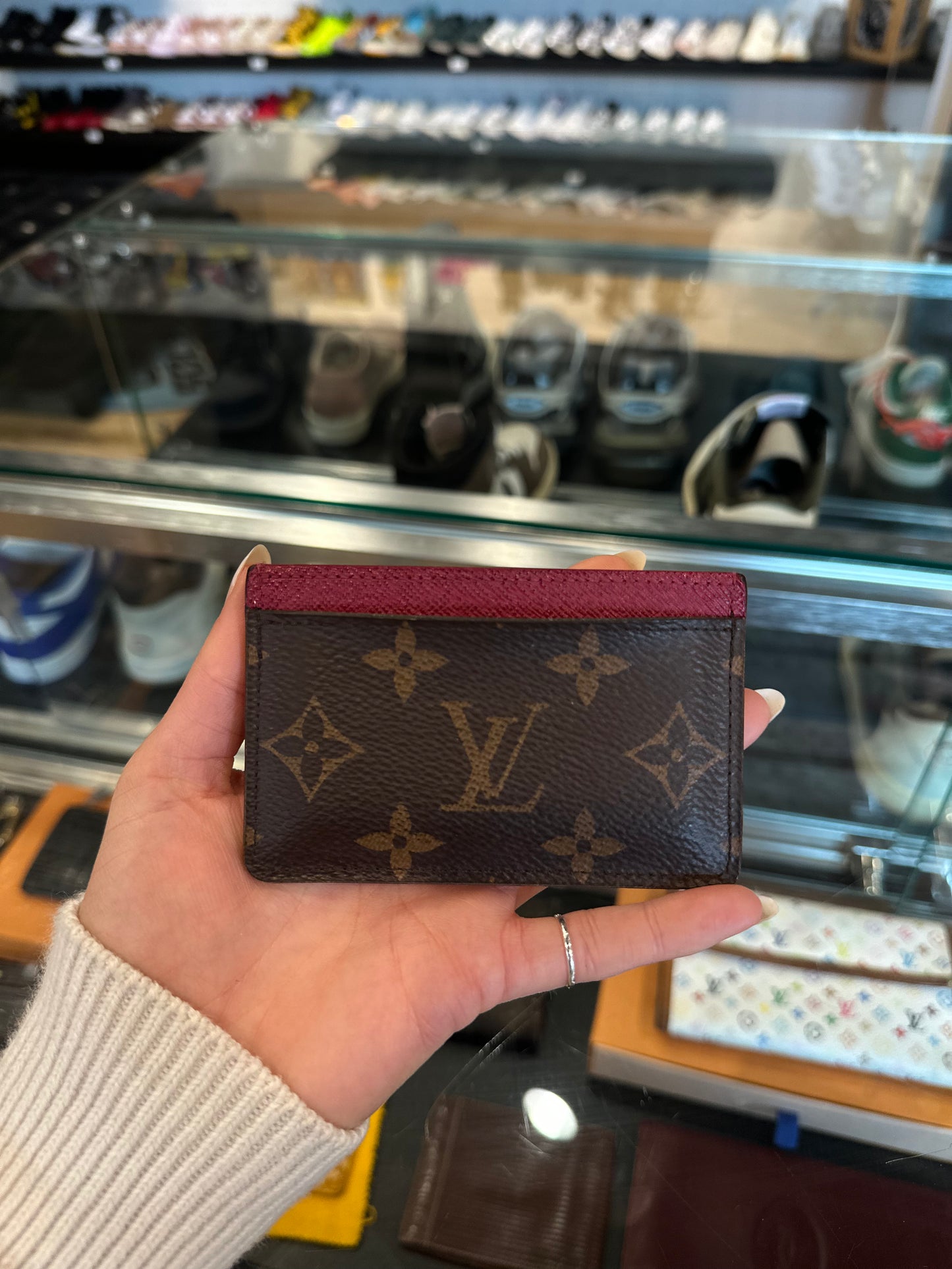 Louis Vuitton Brown Monogram Card Holder