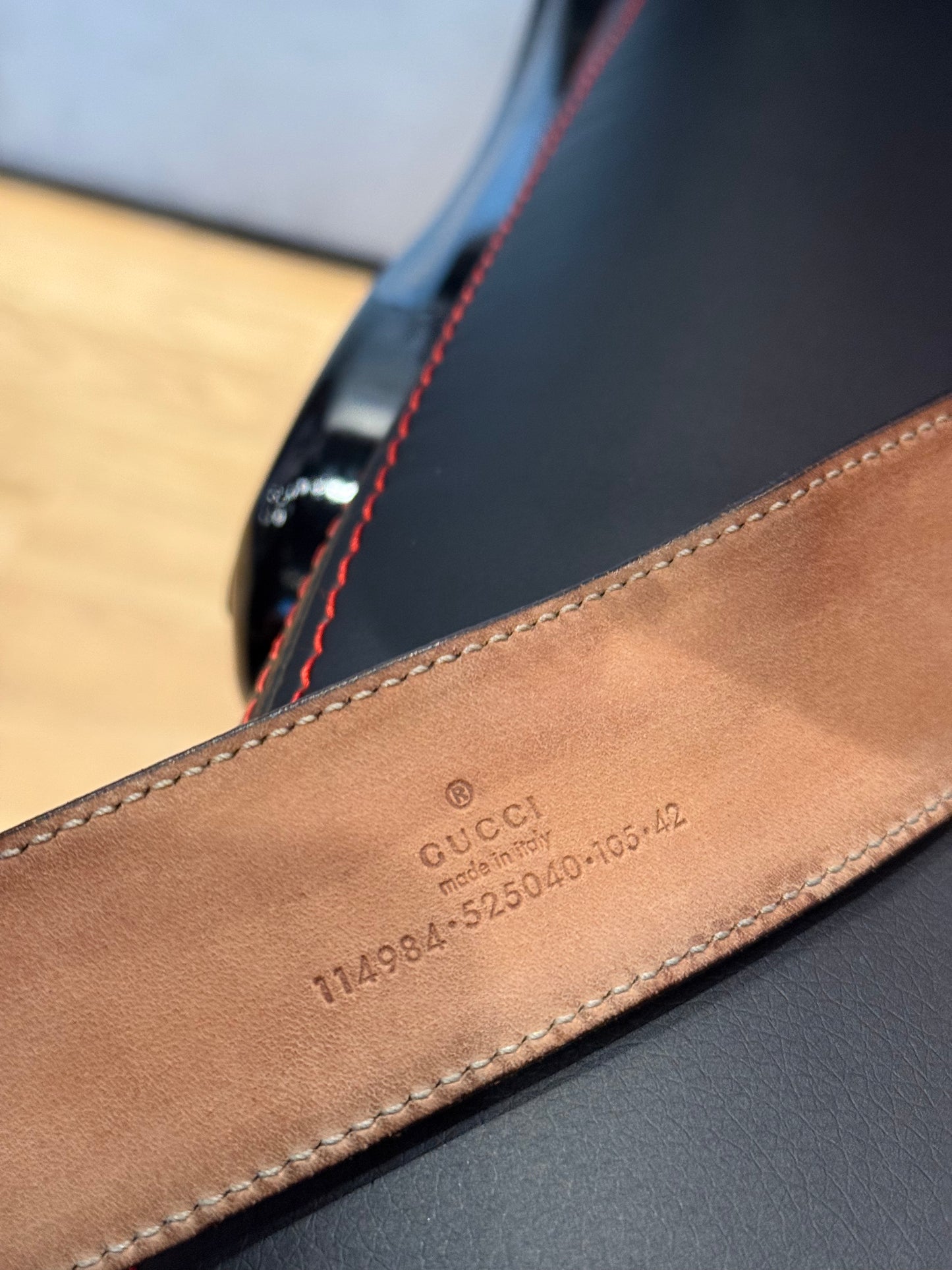 Gucci Stripe Belt