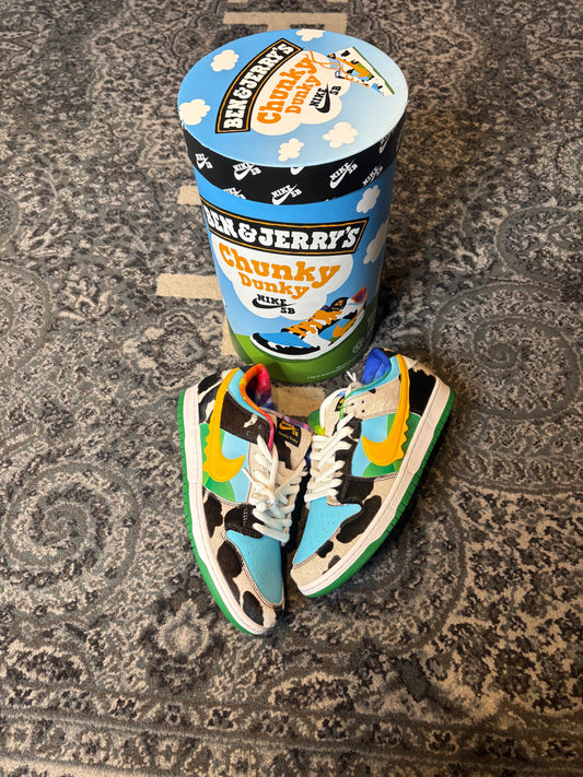 Nike Sb Dunk Low “Ben & Jerry’s Chunky Dunky”(Special Box) Ds Og Size 10.5