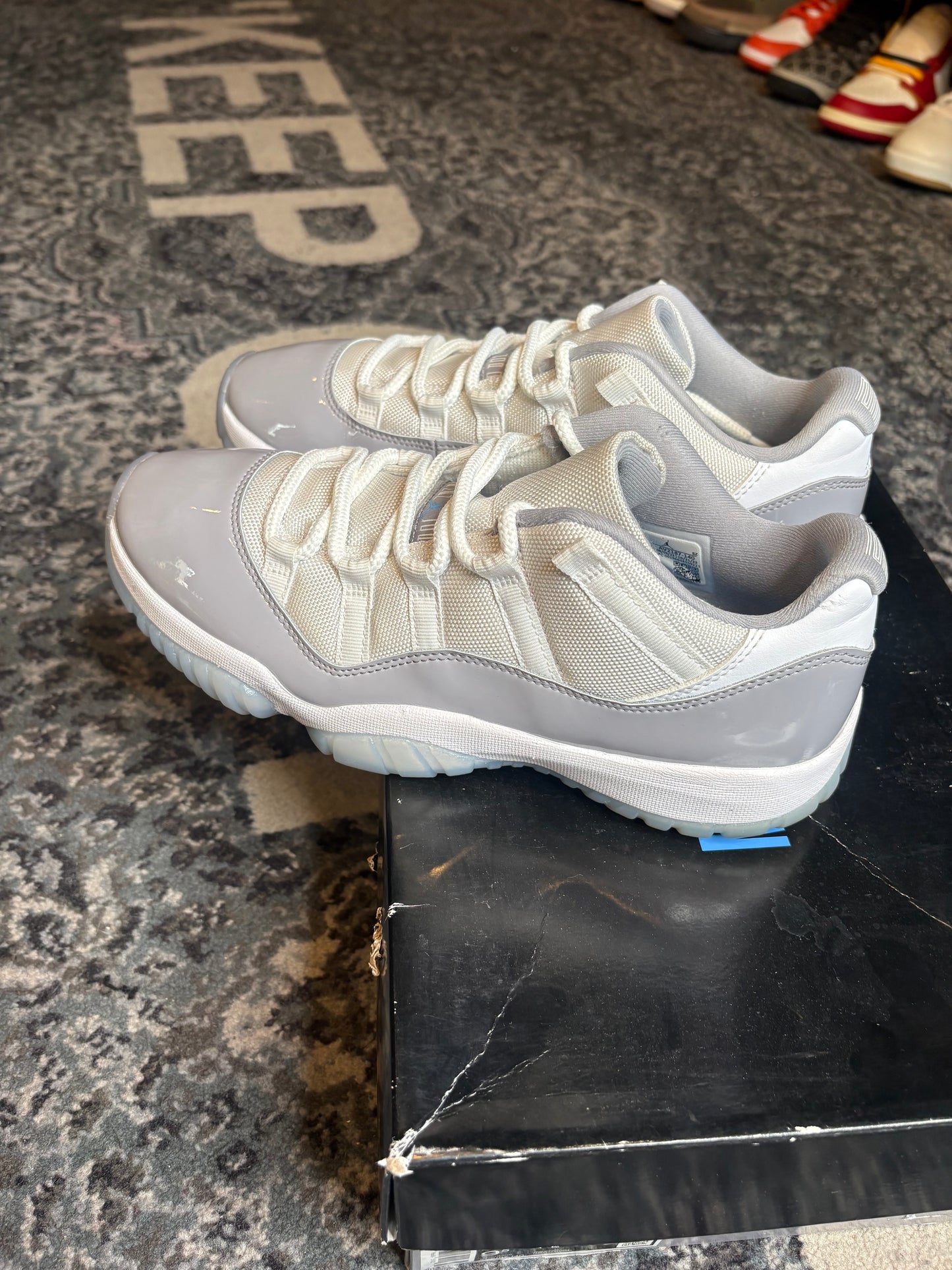 Jordan 11 Retro Low “Cement Grey” Clean Og Size 9.5