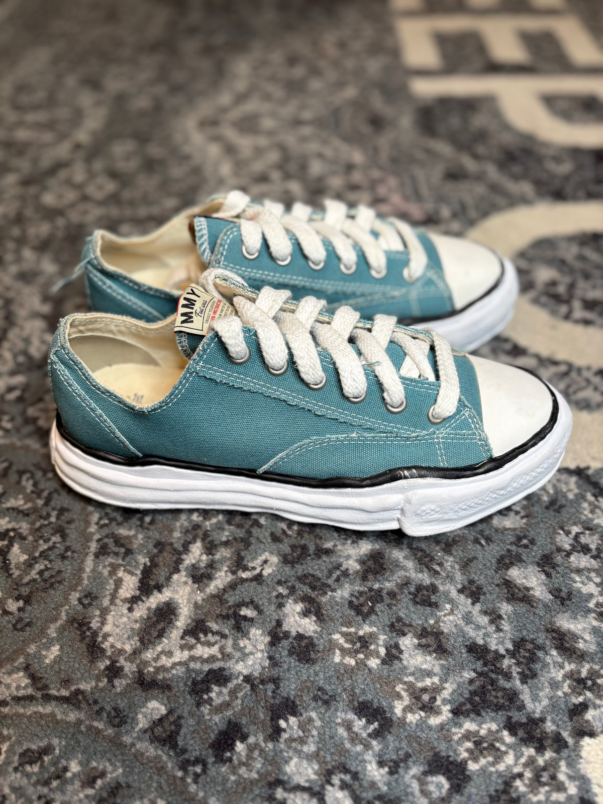 Maison Mihara Yasuhiro Peterson OG Sole Canvas Low “Blue” Po Nb Size 11(44 EU)