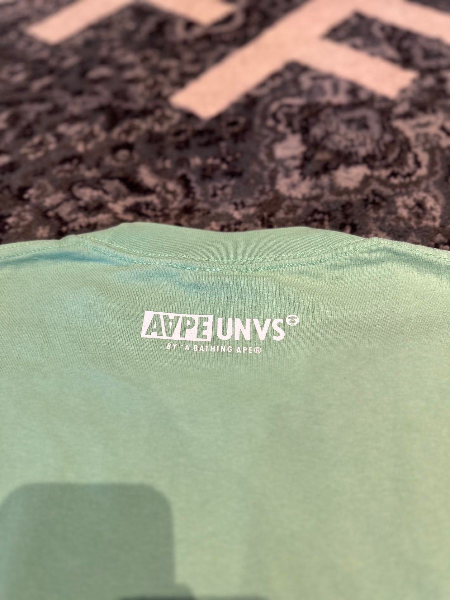 Bape Tee Green Size Large