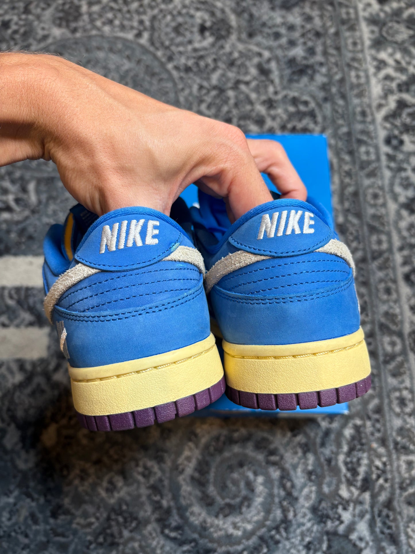 Nike Dunk Undefeated “5 On It Dunk Vs AF1” Clean OG Size 9.5