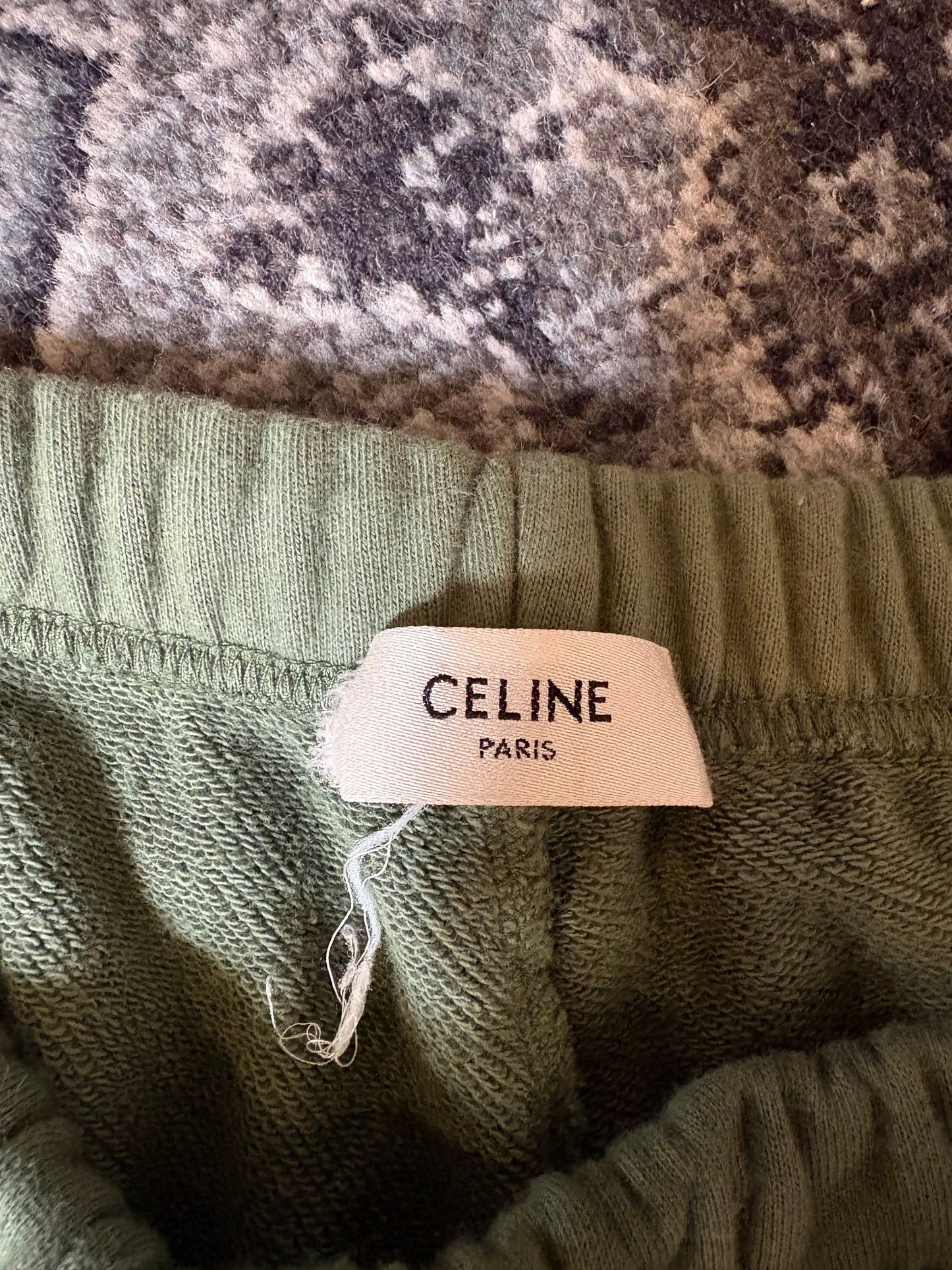 Celine Green Shorts Size Large
