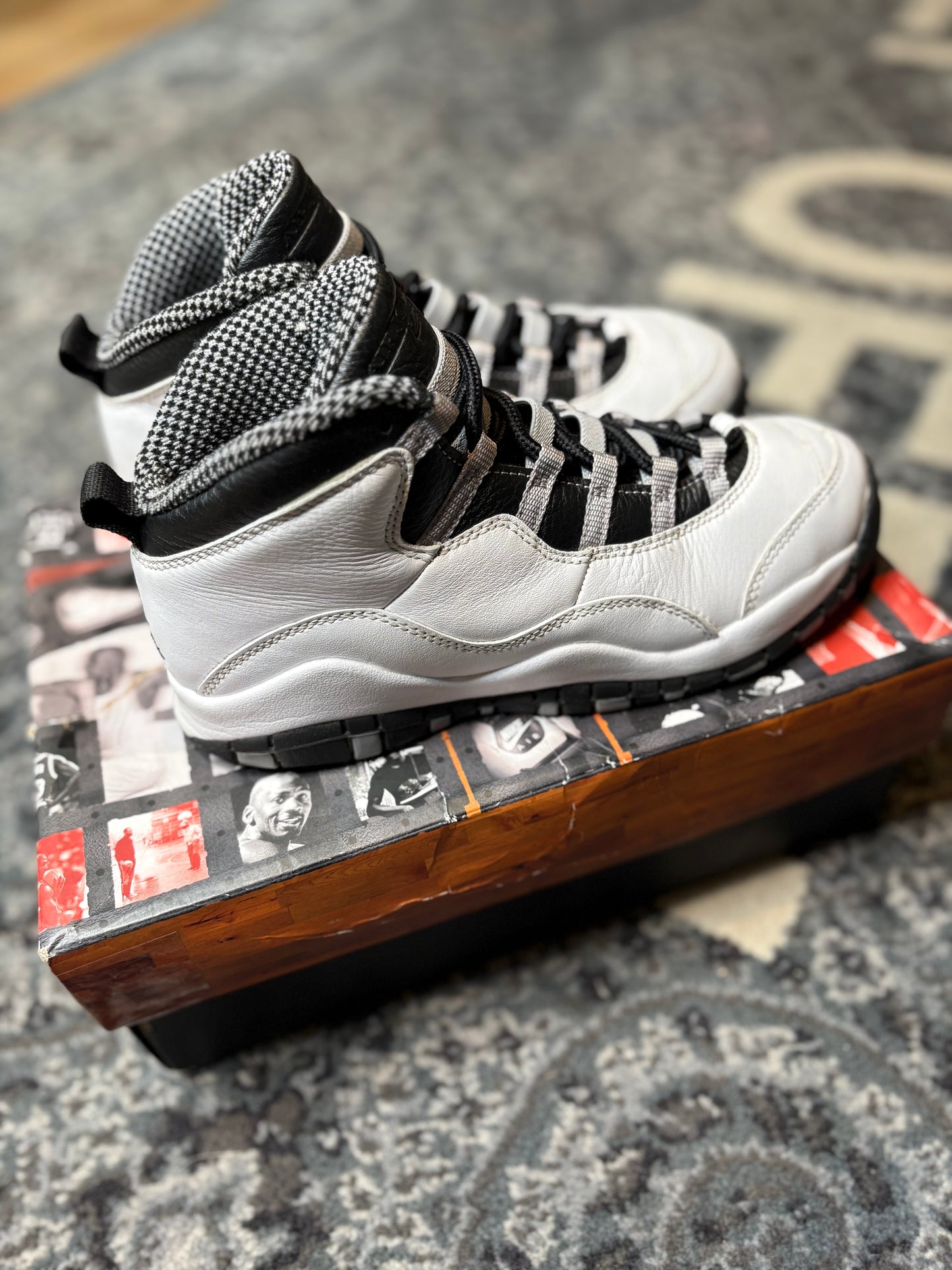 Jordan 10 Retro “Steel” Po Og Size 6.5Y
