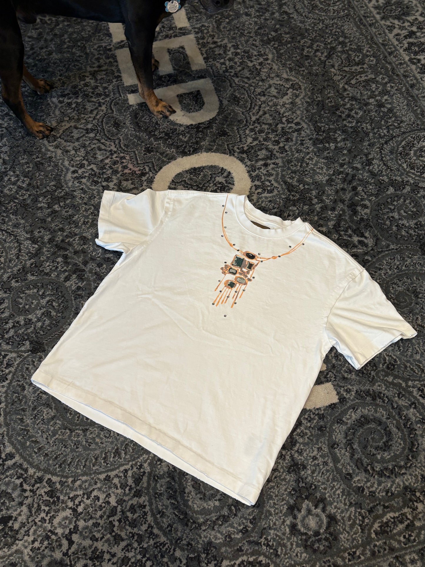 Birth of Royal Child Rhinestone Tee Size Medium