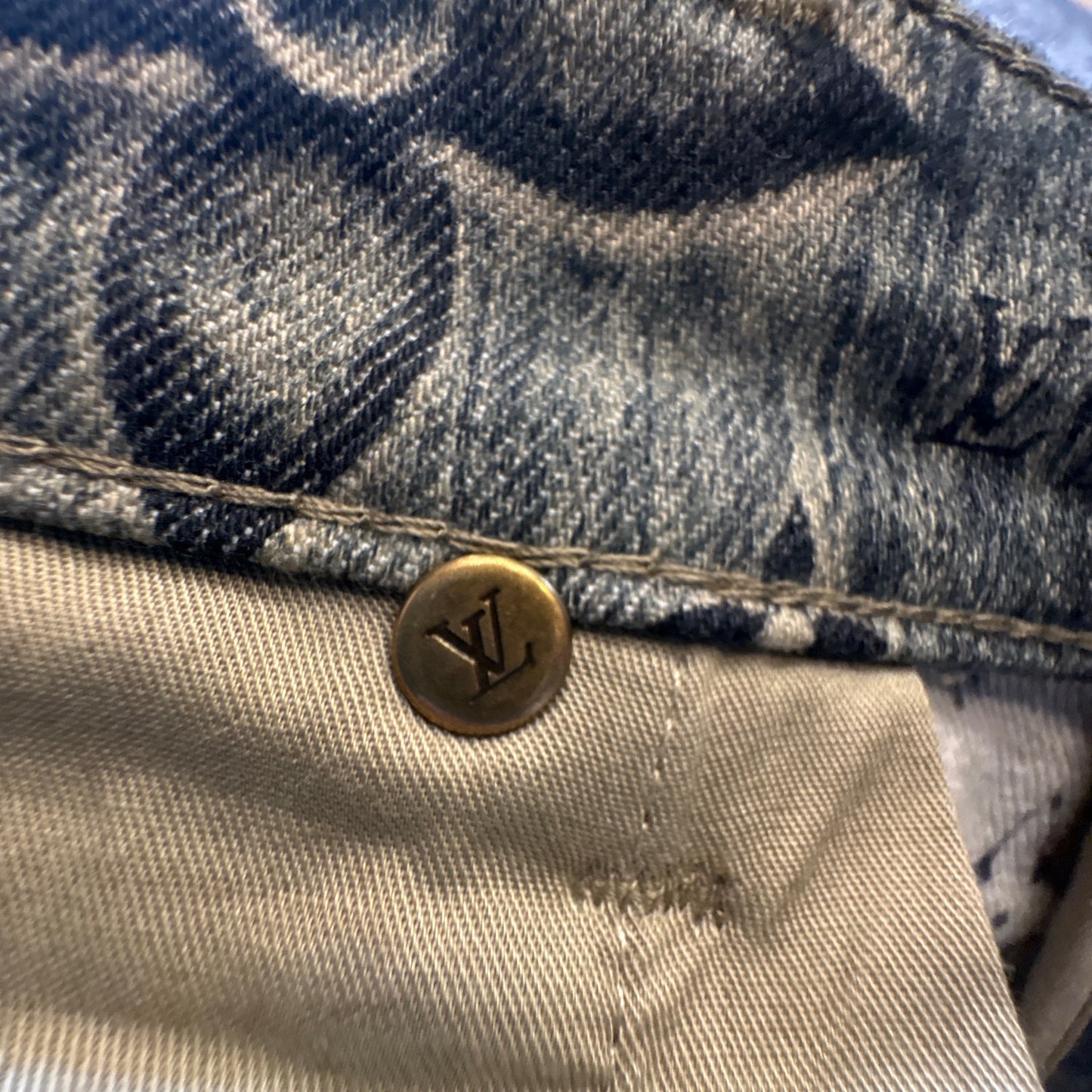 Louis Vuitton Monogram Jeans Size 34