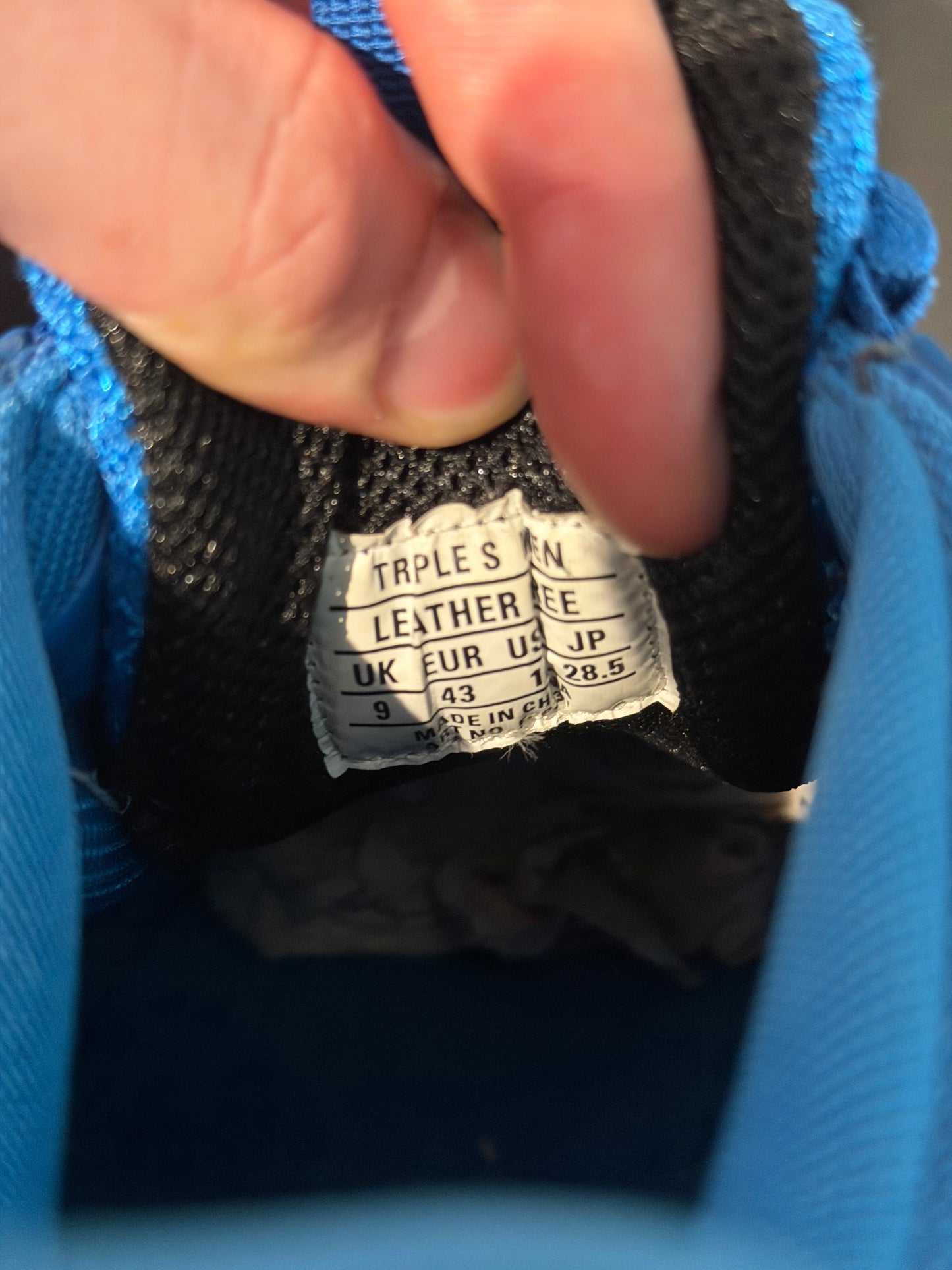 Balenciaga Triple S Blue Size 43 (10US) PO NB