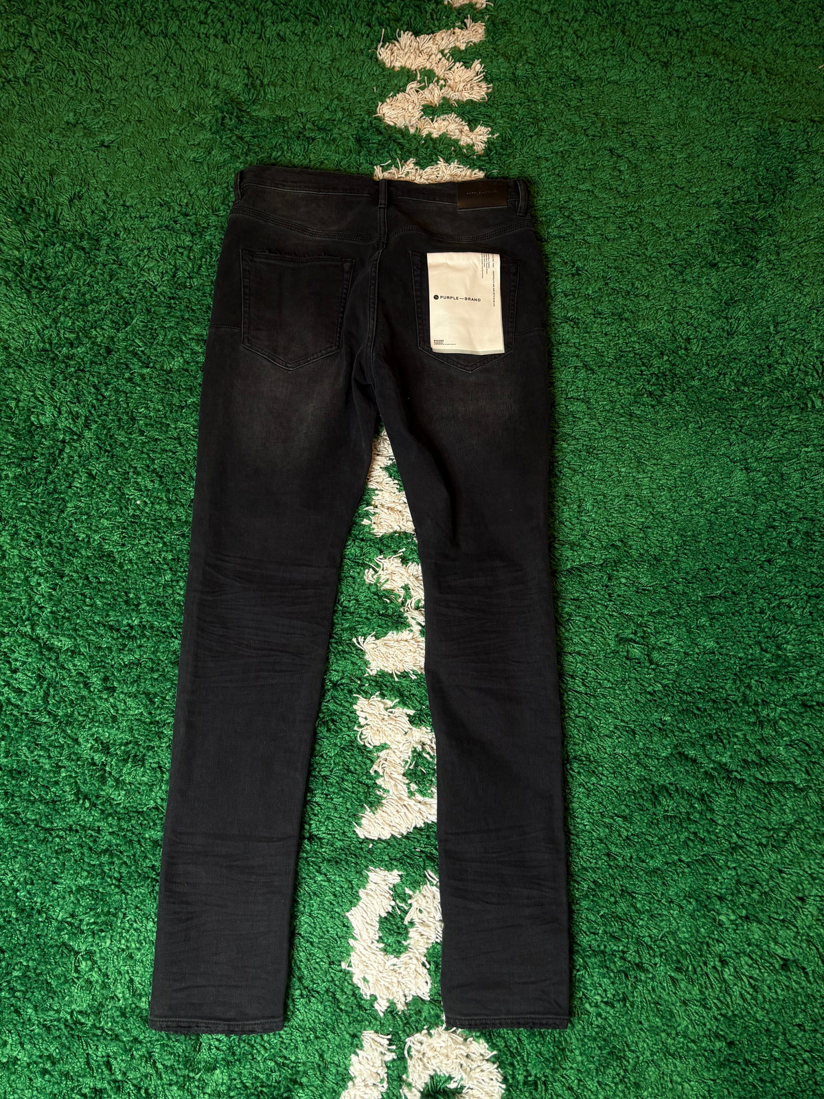 Purple Jeans Black Size 32