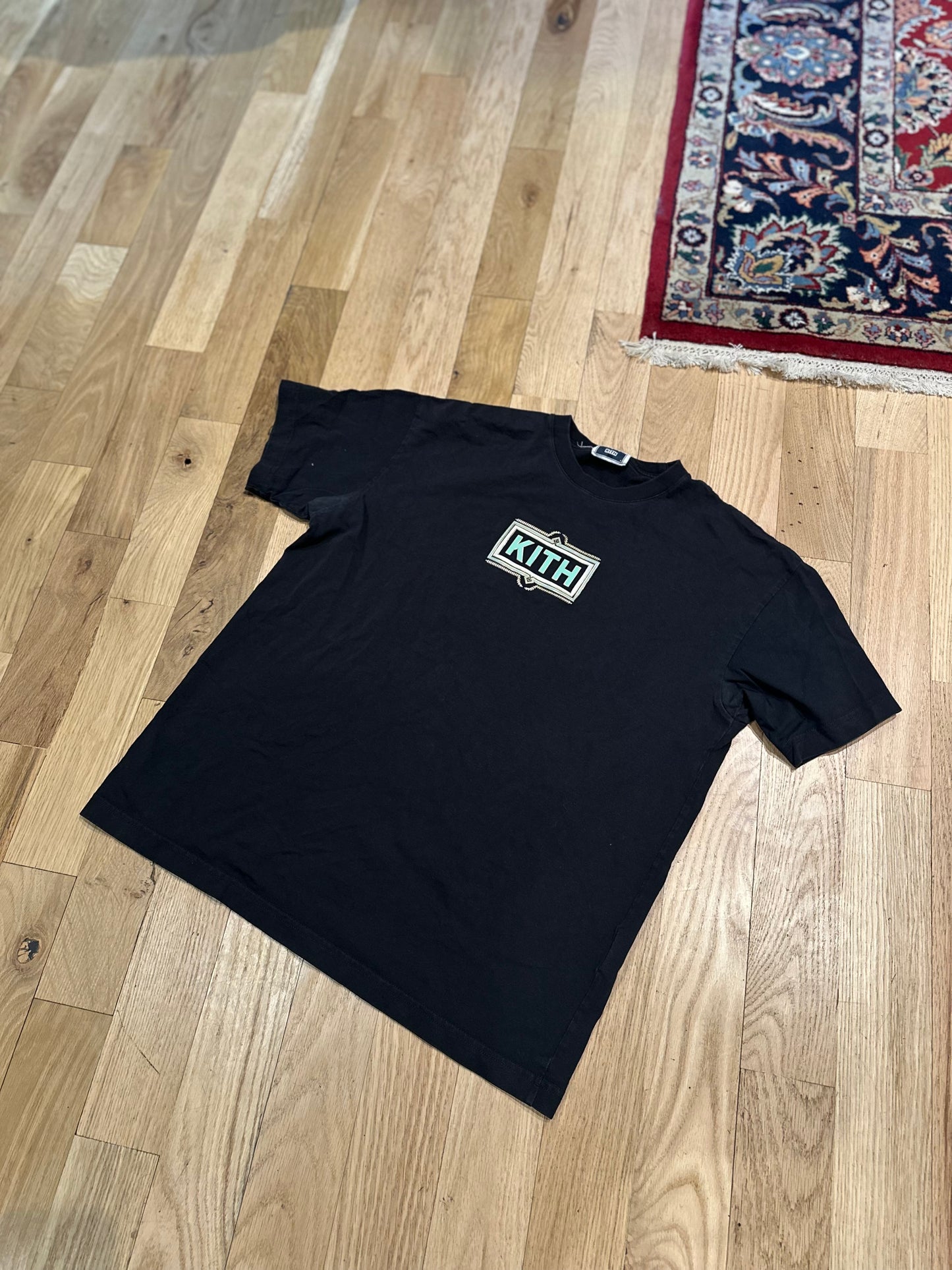 Kith Black Logo Tee Size Small