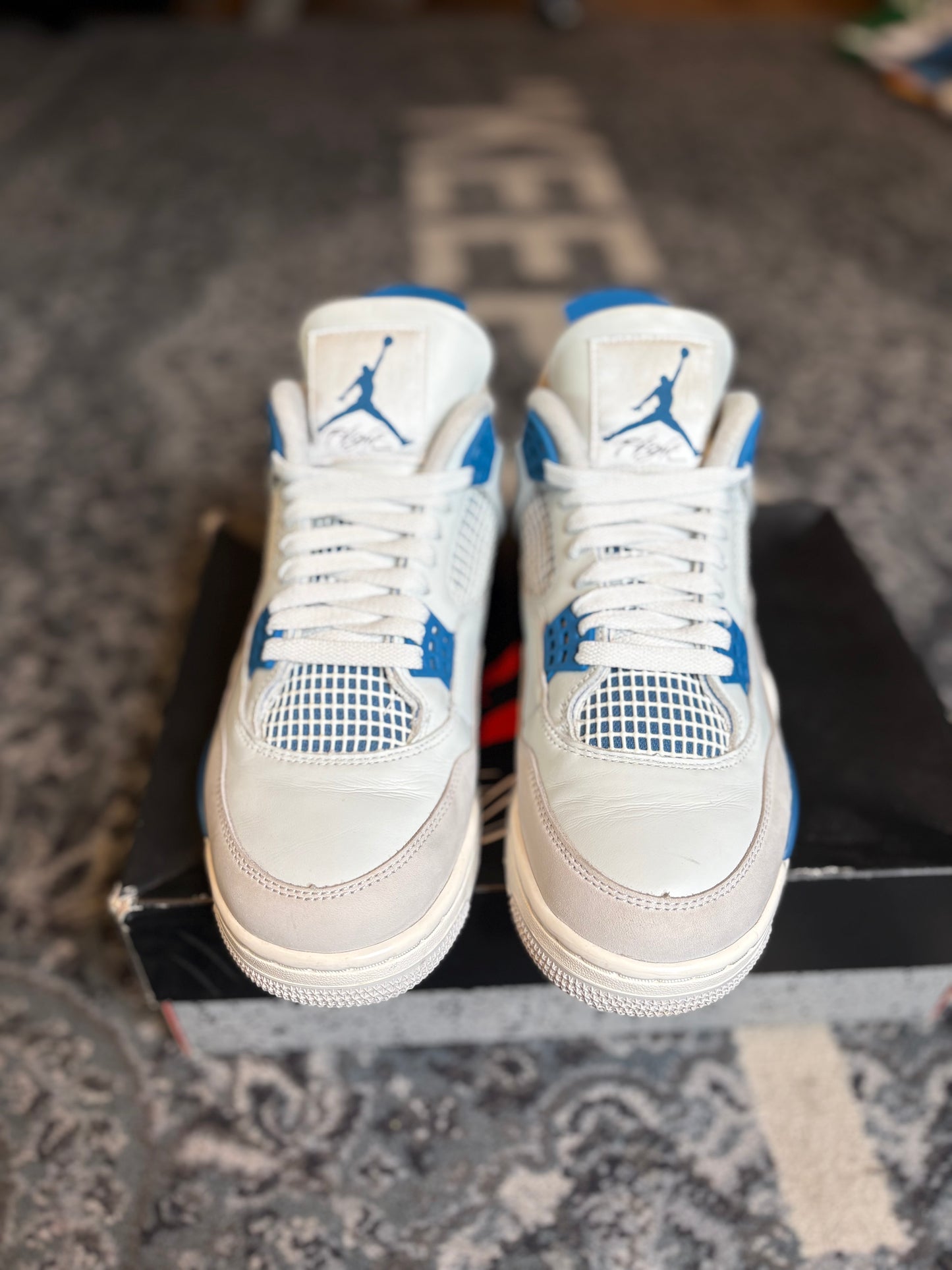 Jordan 4 Retro “Military Blue” Clean Og Size 9