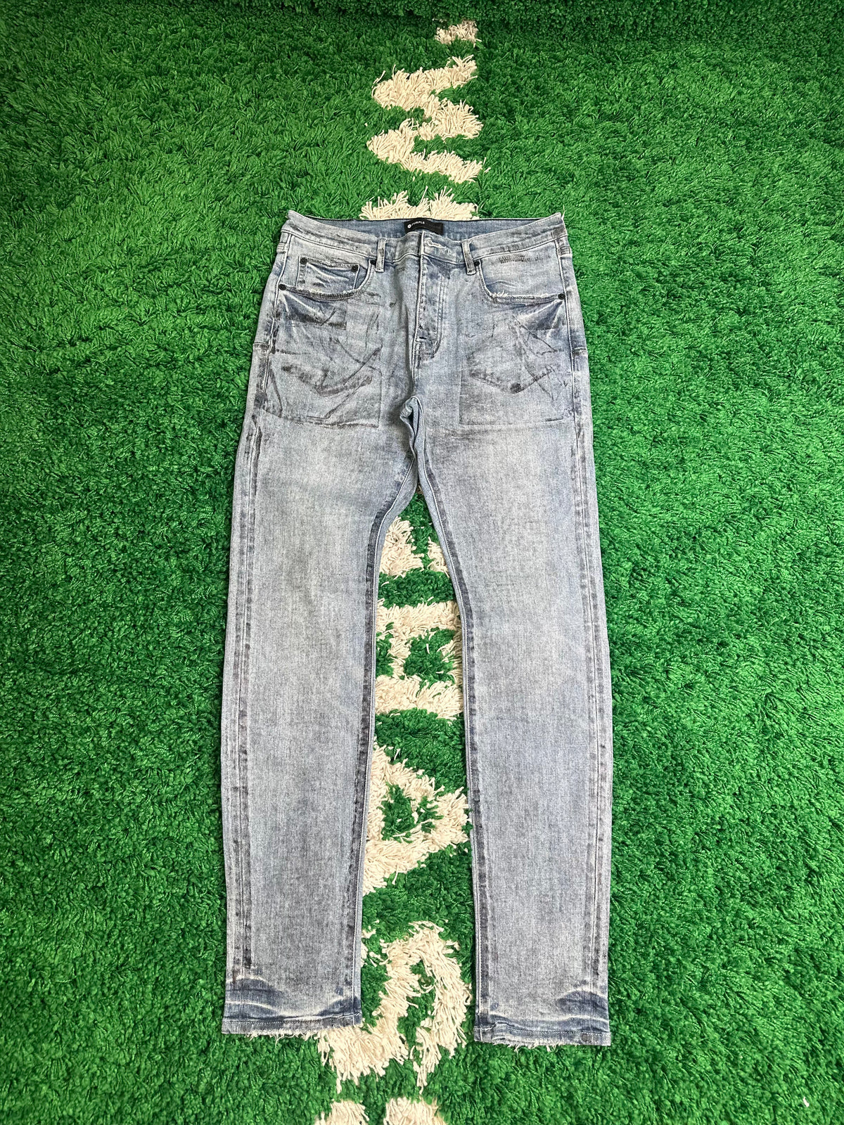 Purple Jeans Waxed Size 33
