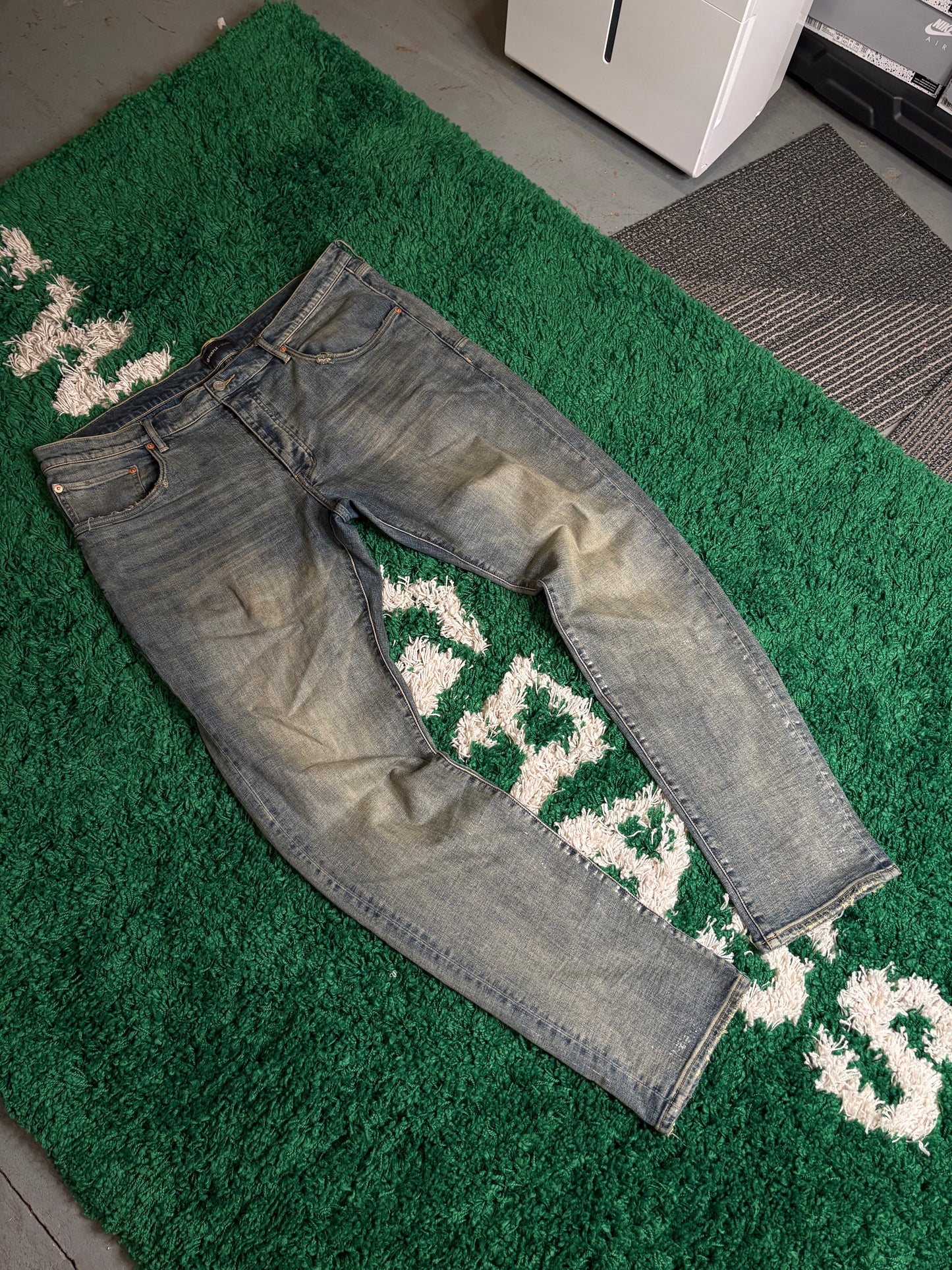 Purple Jeans Light Wash Size 40