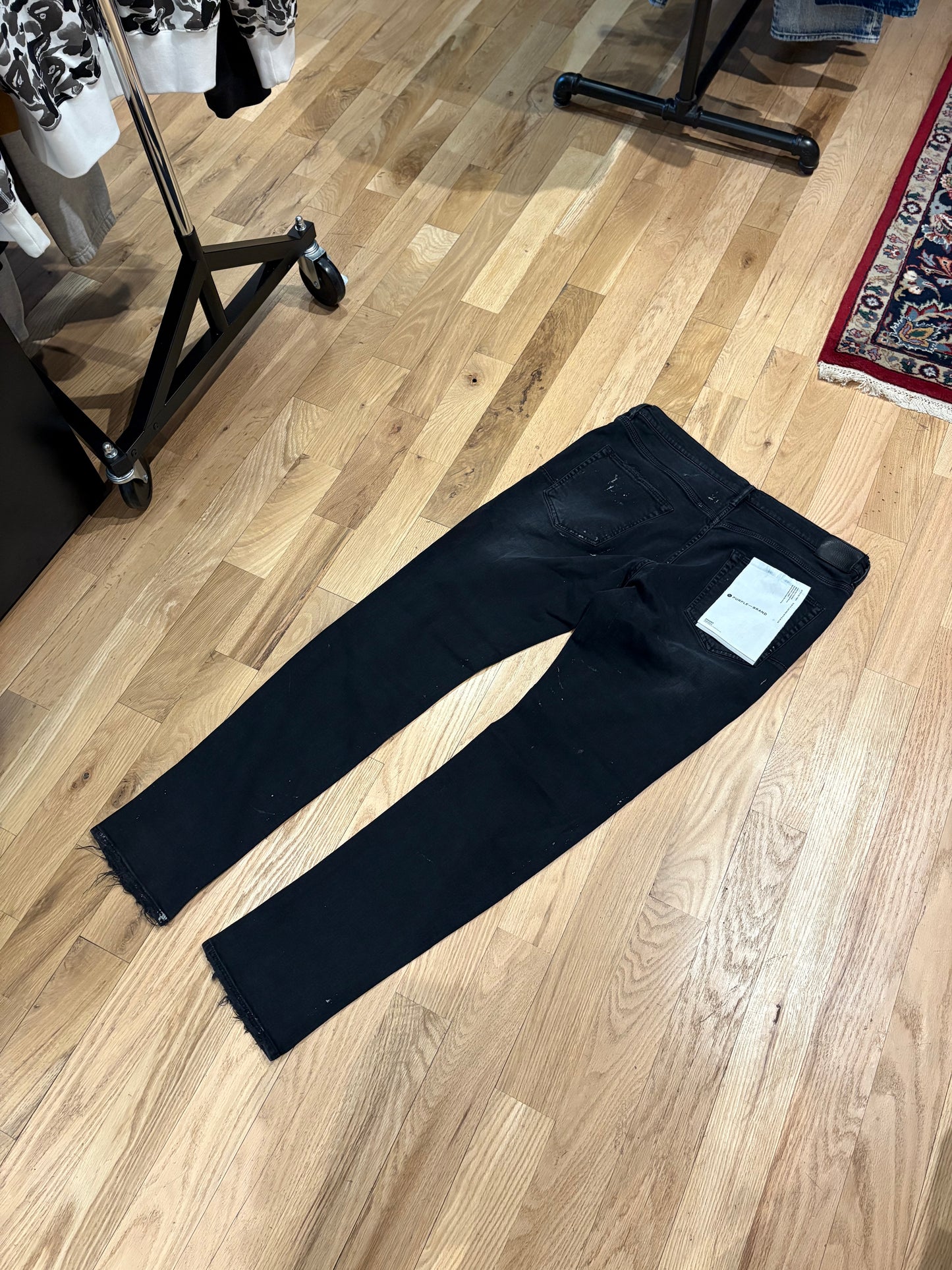 Purple Jeans Black Size 36