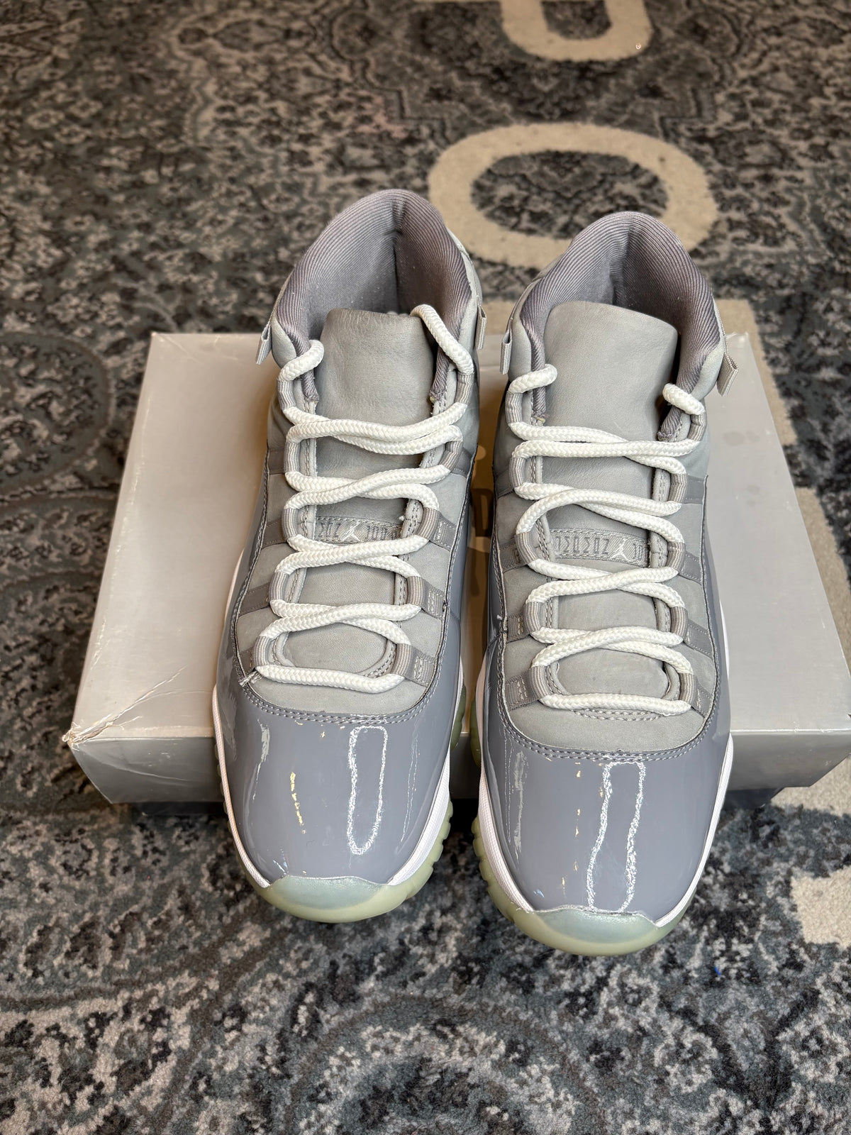 Jordan 11 Retro “Cool Grey” Po Og Size 9.5
