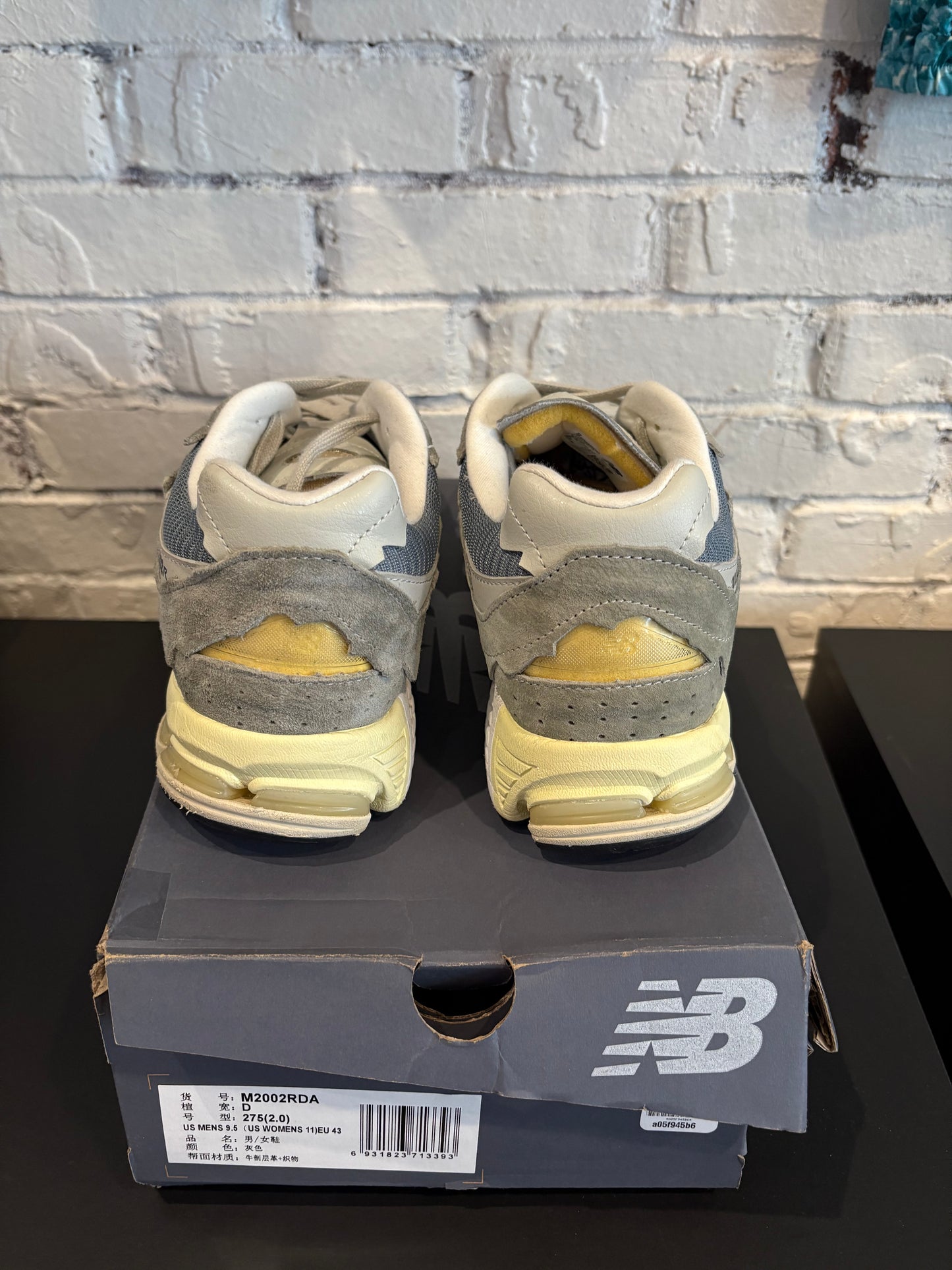 New Balance 2002R Protection Pack Rain Cloud PO Size 9.5