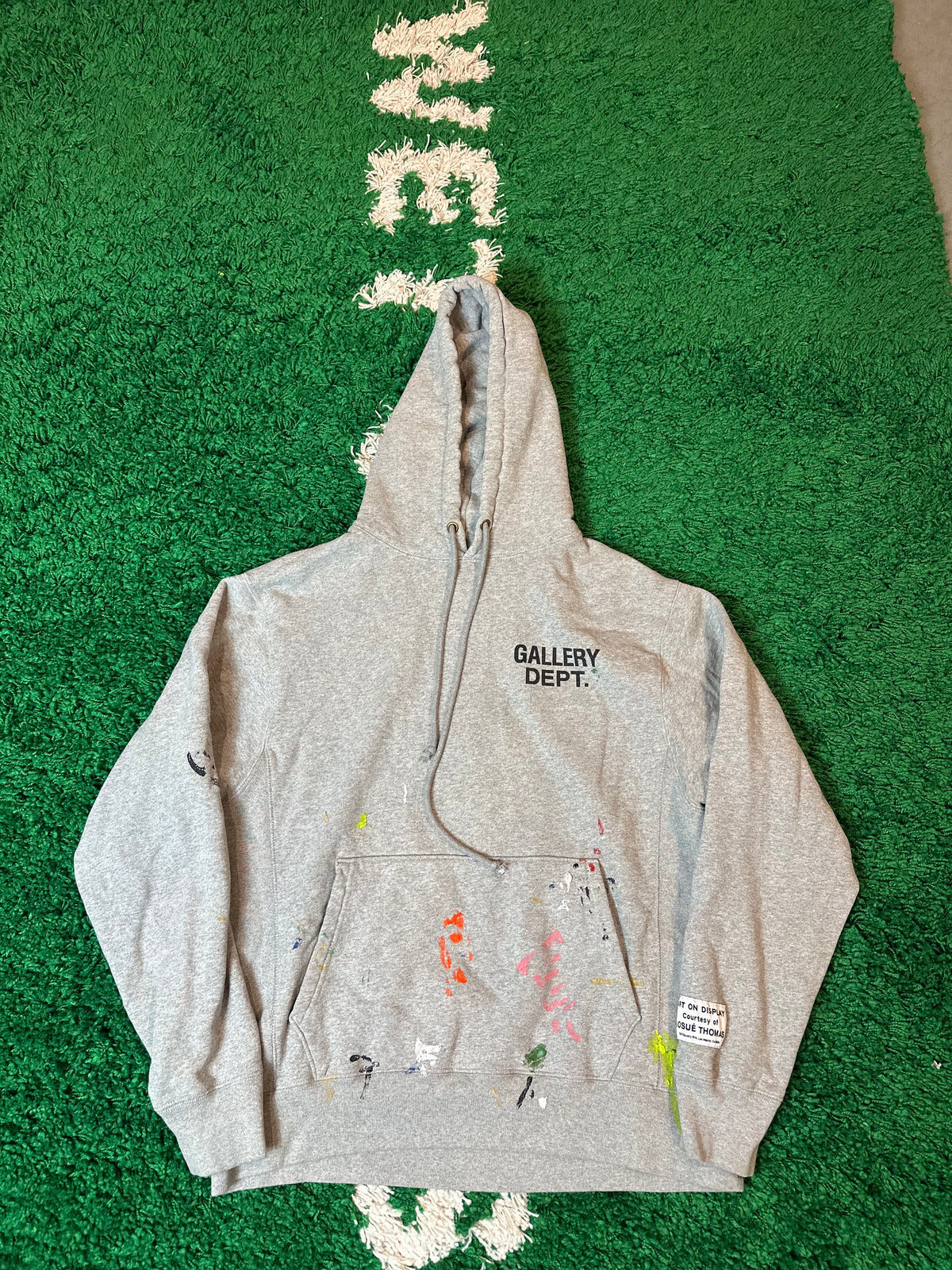 Gallery Dept Hoodie Gray Size Large