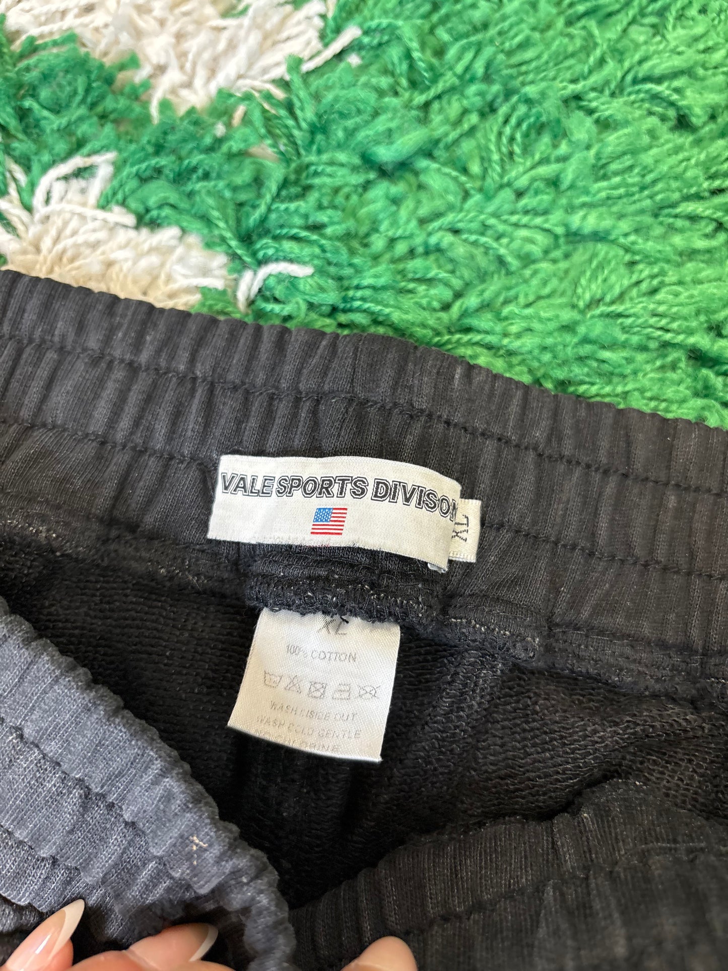 Vale Flower Sweatpants Black Size XL