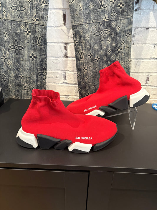 Balenciaga Speed Trainer “Red” CLEAN NB SIZE 11.5(45EU)