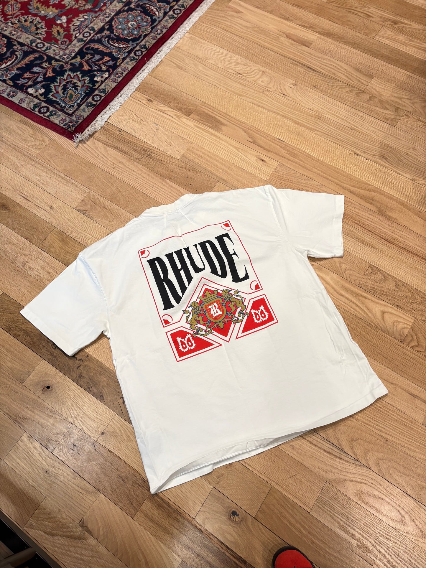 Rhude Logo Tee White Size XL