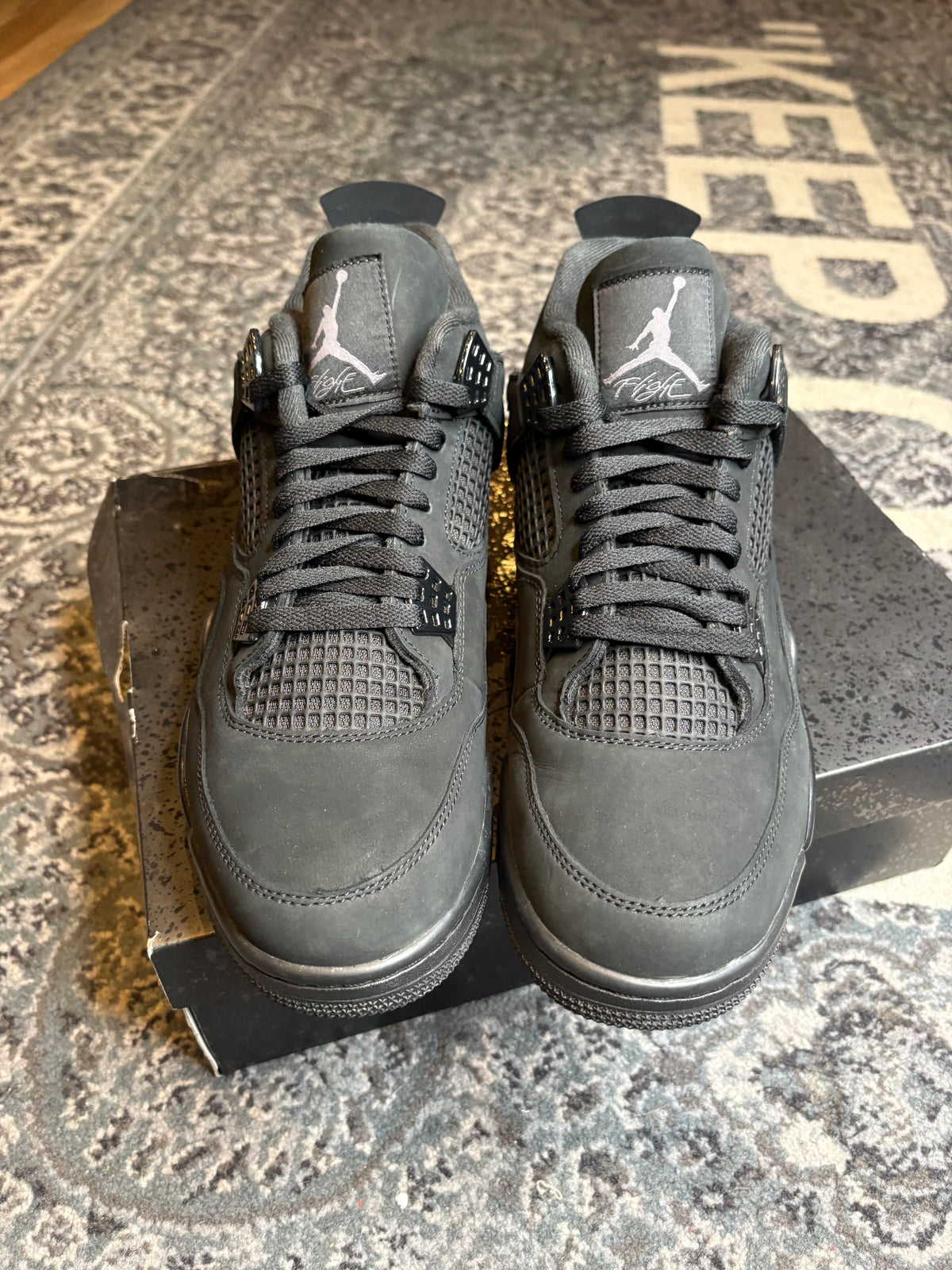 Jordan 4 Retro “Black Cat” Clean Og Size 12