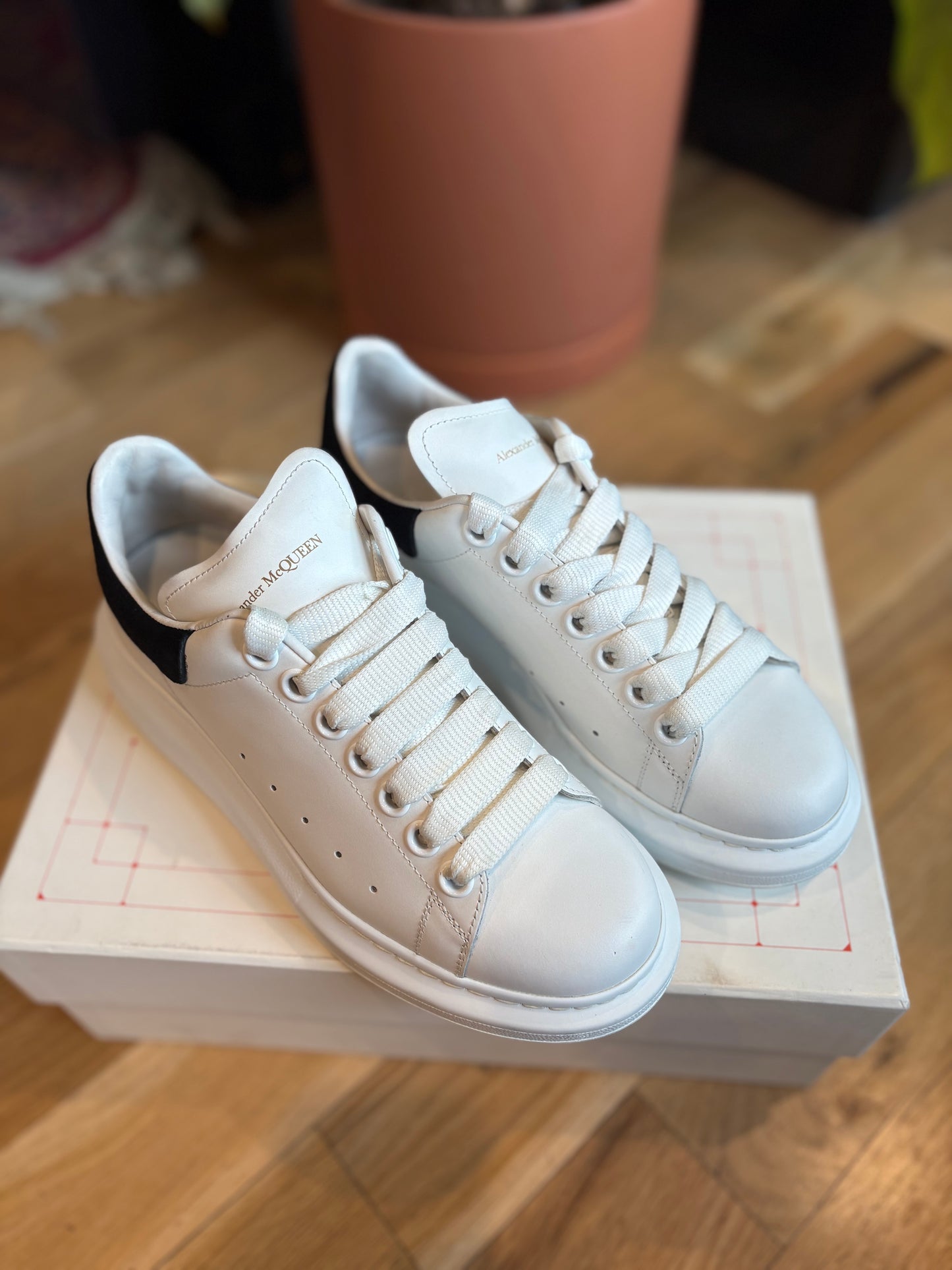 Alexander McQueen Sneakers White/Black Clean OG Size 37