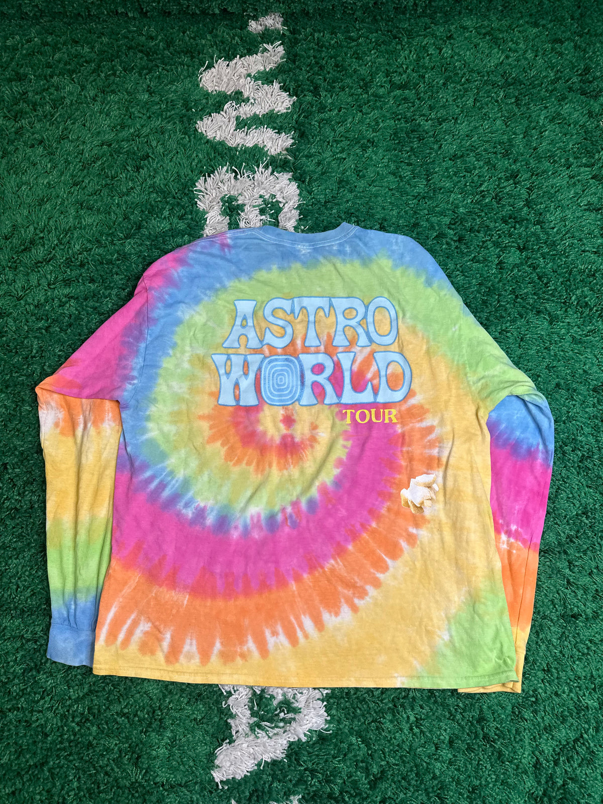 Astroworld Tie Dye Long Sleeve Size XL