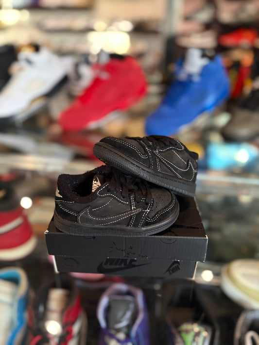 Jordan 1 Retro TS Black Phantom Clean OG Size 5c