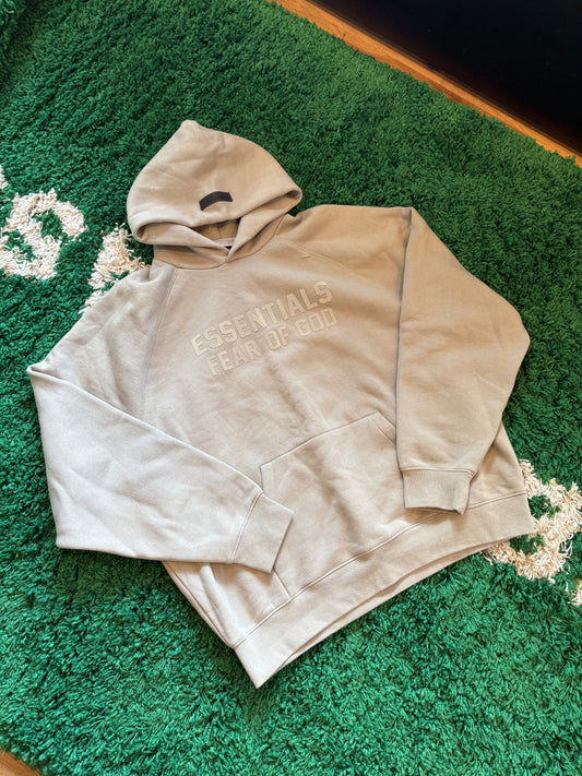 FOG Essentials Hoodie Tan Size Large