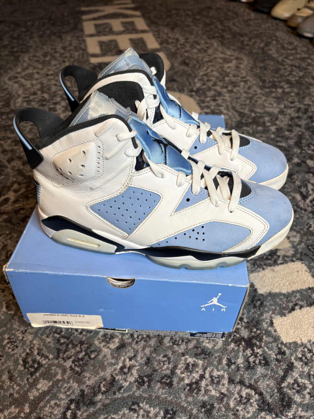 Jordan 6 Retro “Unc” Clean Og Size 8.5