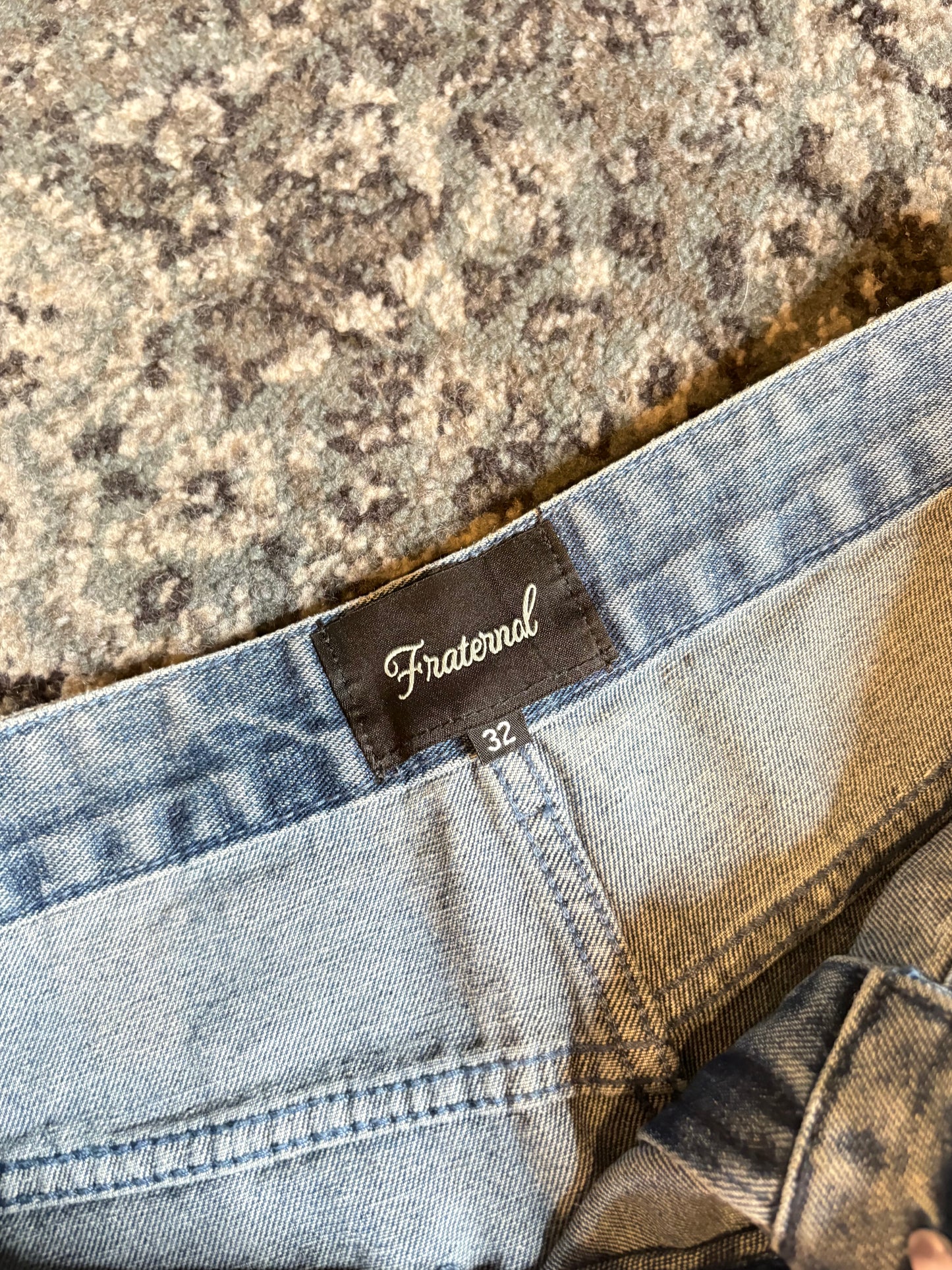Fraternal Rhinestone Jorts Size 32