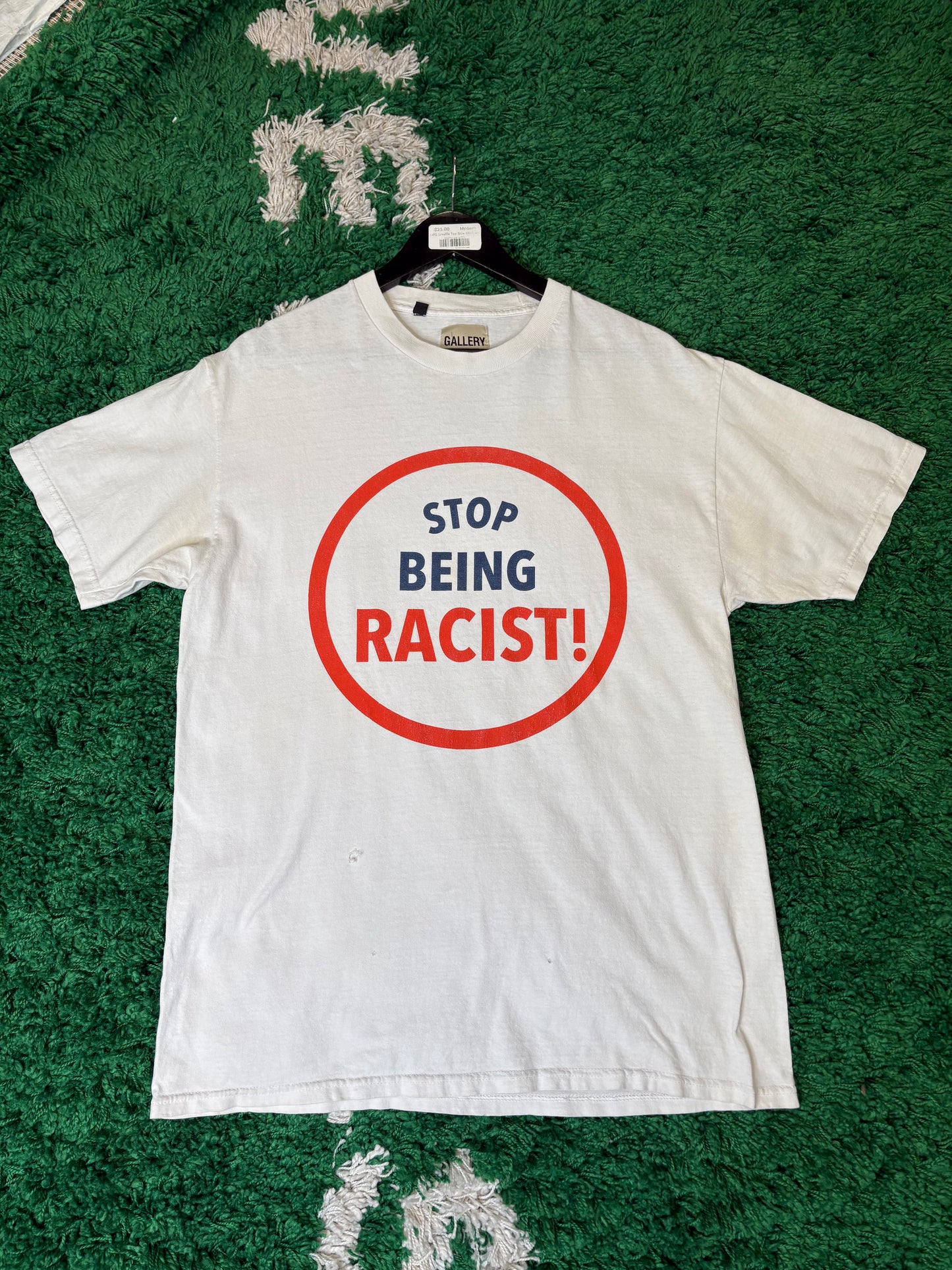 Gallery Dept Racist Tee Size Medium