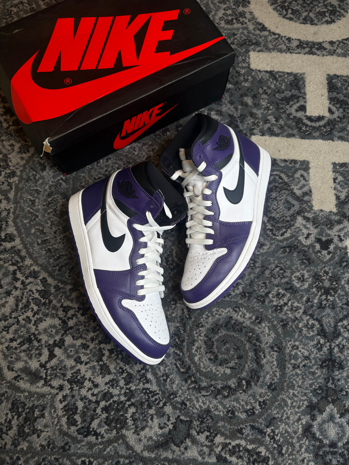 Jordan 1 Retro High “Court Purple” Clean Og Size 11