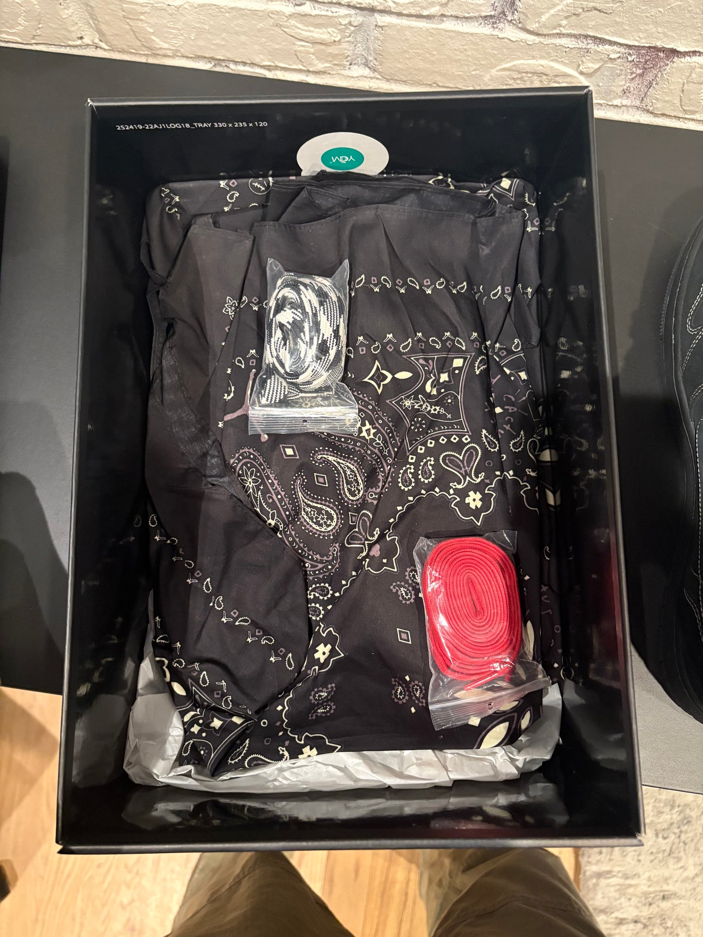 Jordan 1 Retro Low Travis Scott Black Phantom PO OG ALL Size 12.5