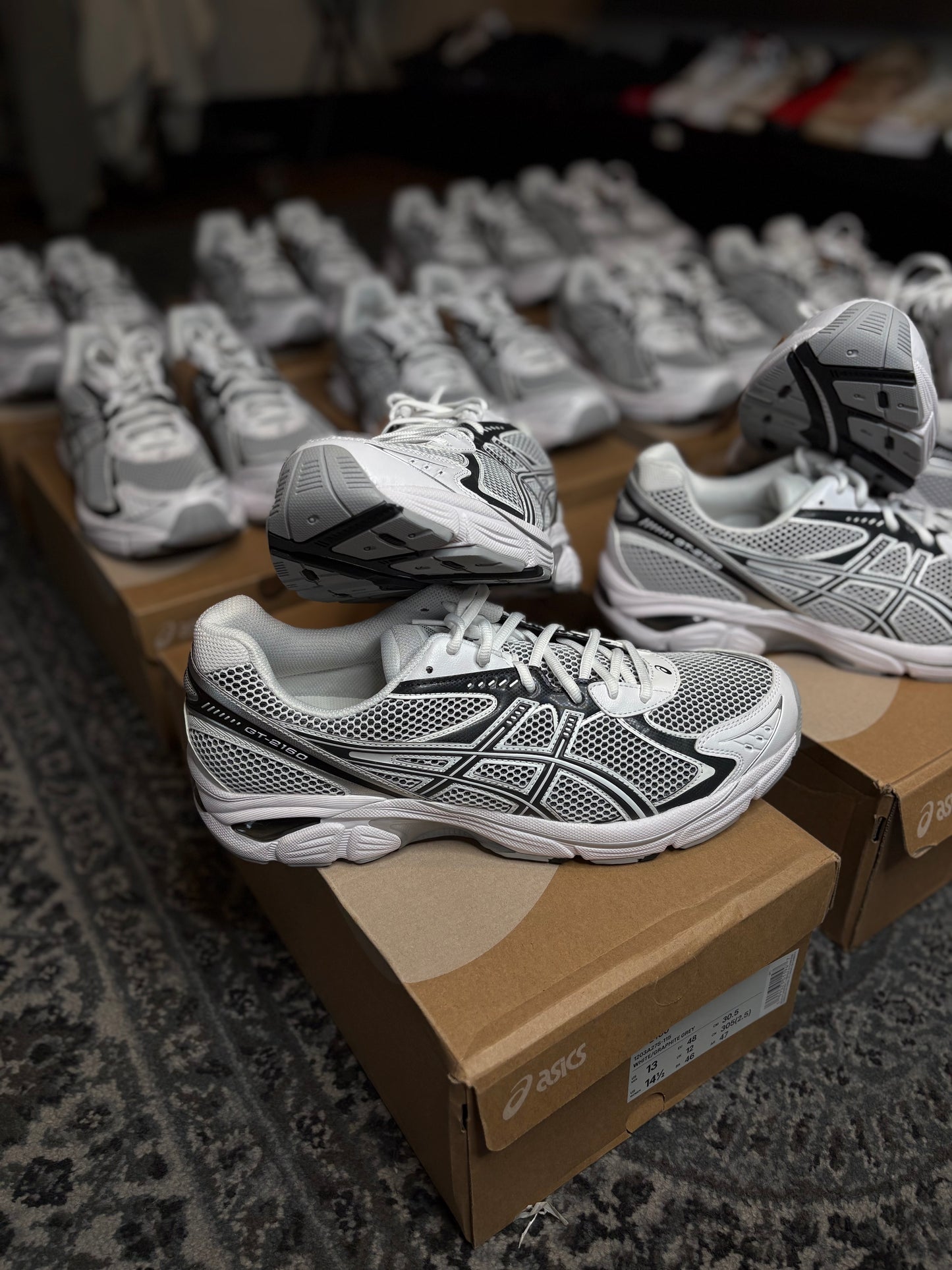 ASICS GT-2160 White/Graphite Gray DS OG