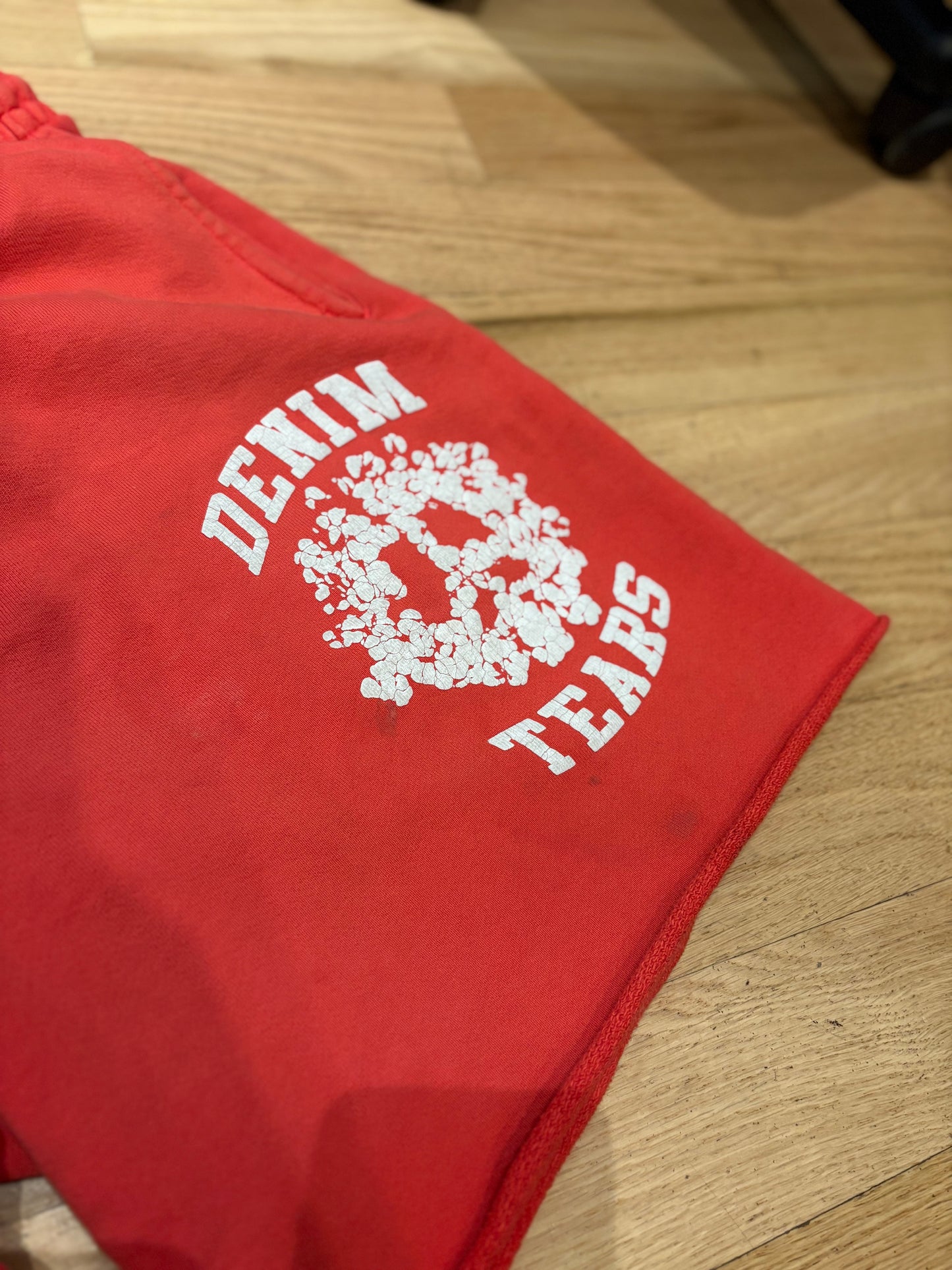 Denim Tears Sweat Shorts Red Size Large