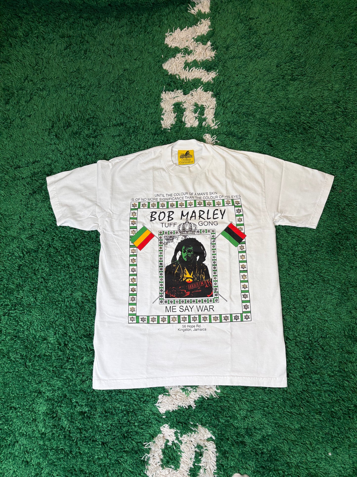 Online Ceramics Bob Marley Tee White DS Size Medium