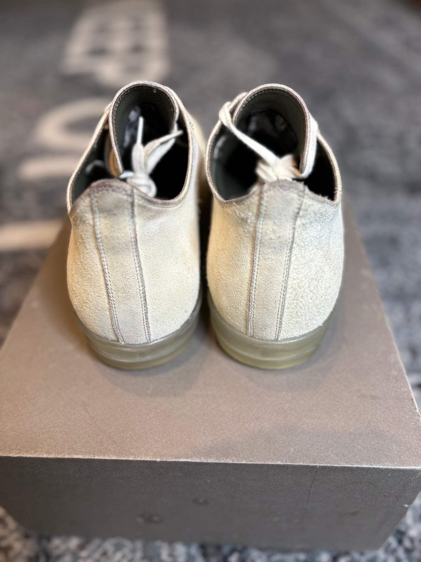 Rick Owens DRKSHDW SS19 Babel Ramones Sneakers Low Top PO OG SIZE 9.5 US / 42.5 EU