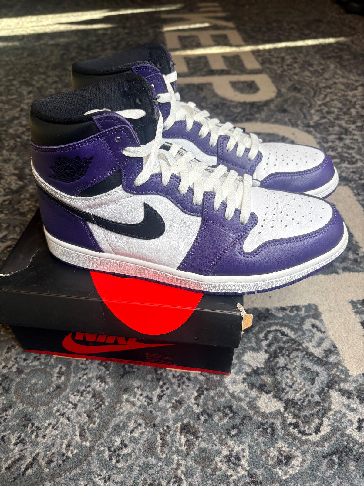 Jordan 1 Retro High “Court Purple” Clean Og Size 11