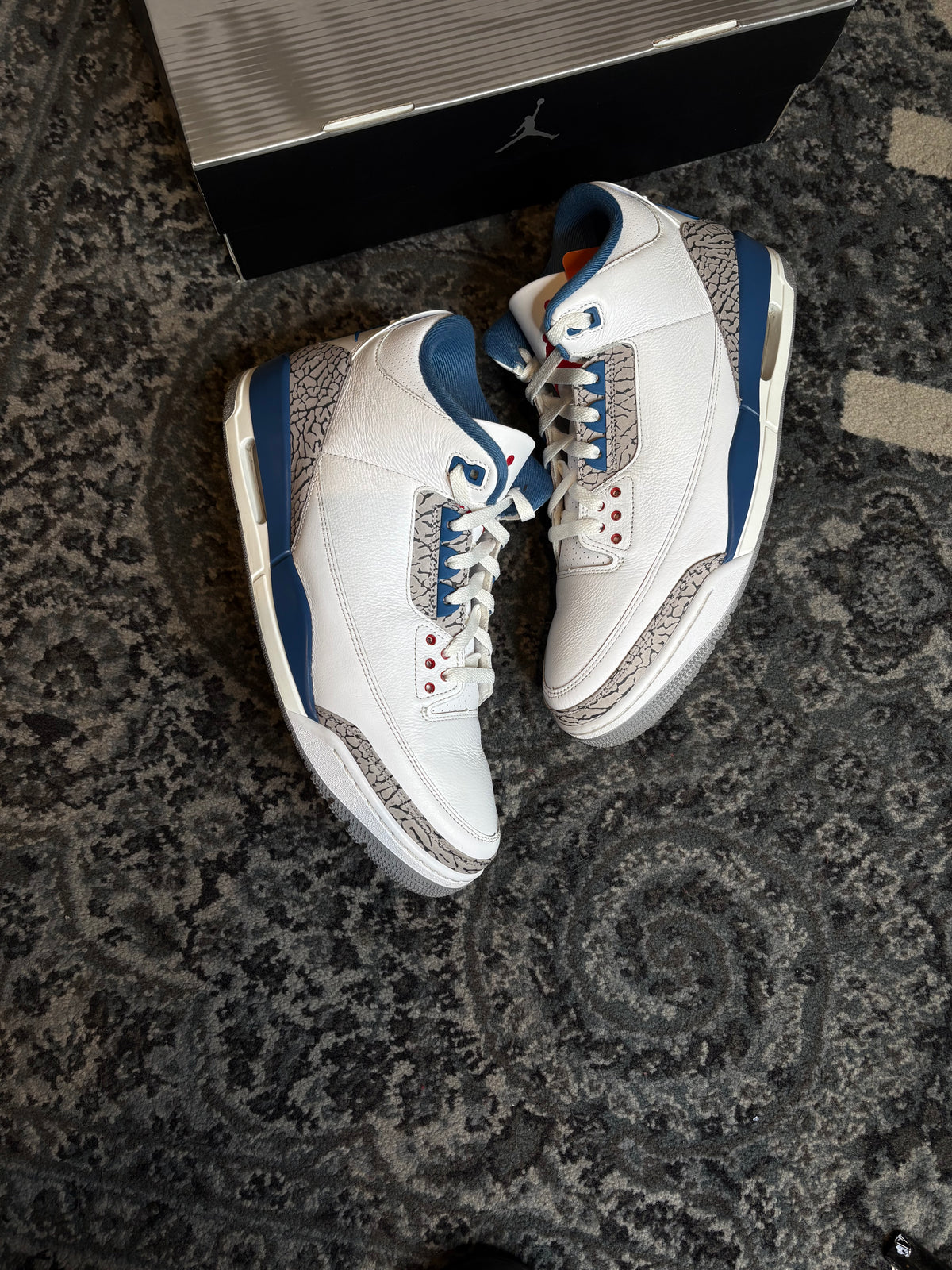 Jordan 3 Retro “True Blue” Clean Og Size 13