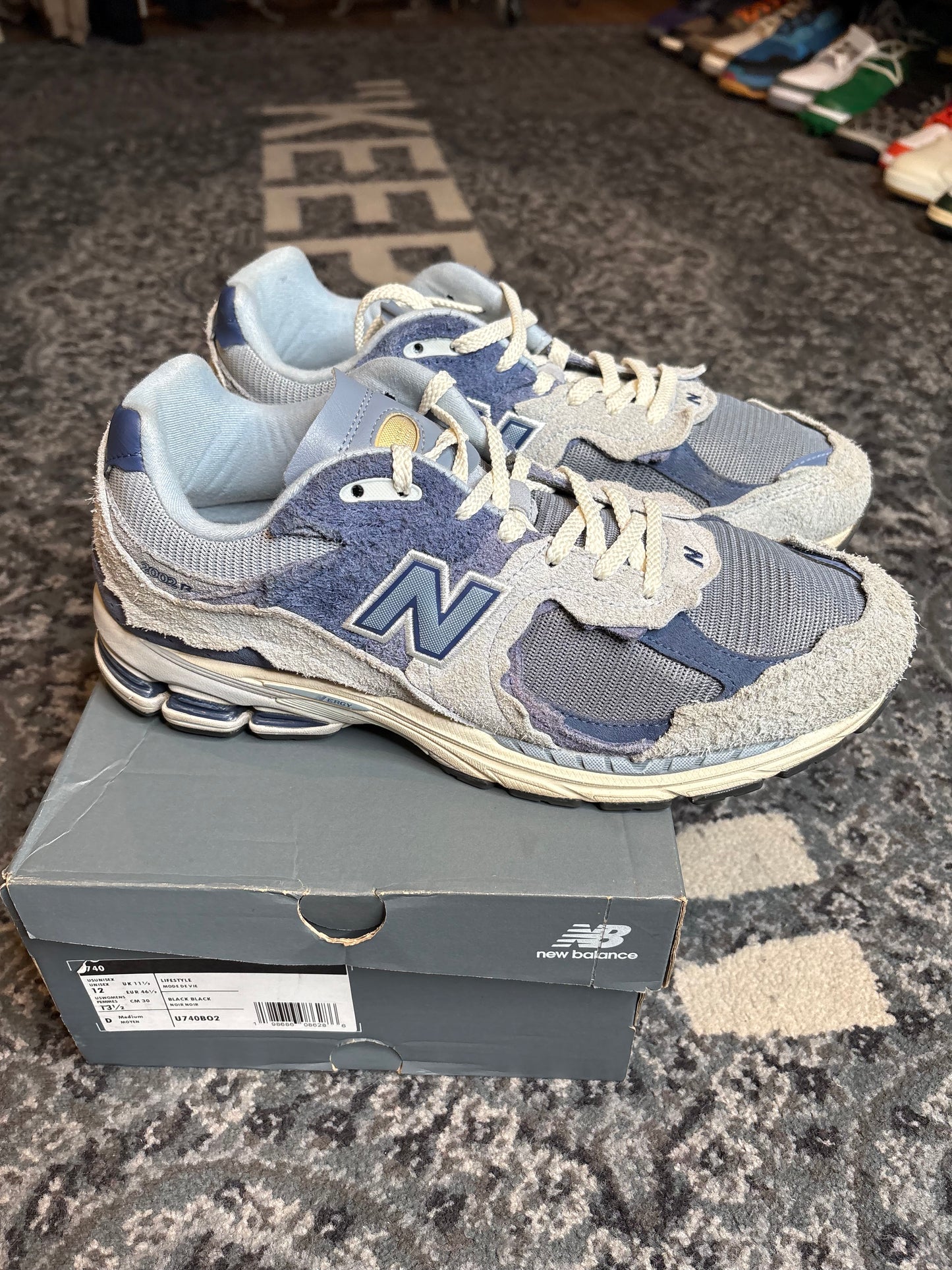 New Balance 2002R “Protection Pack Grey Purple” Clean Rb Size 12