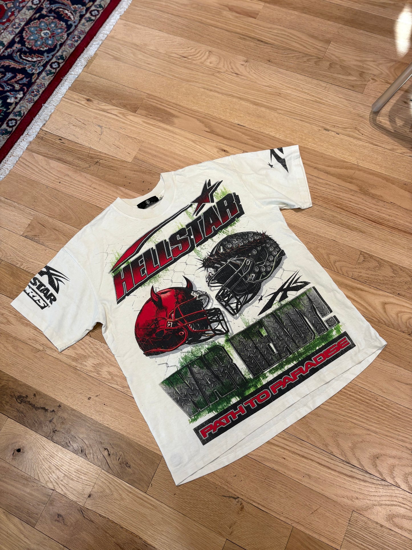 Hellstar Football Tee Size Medium