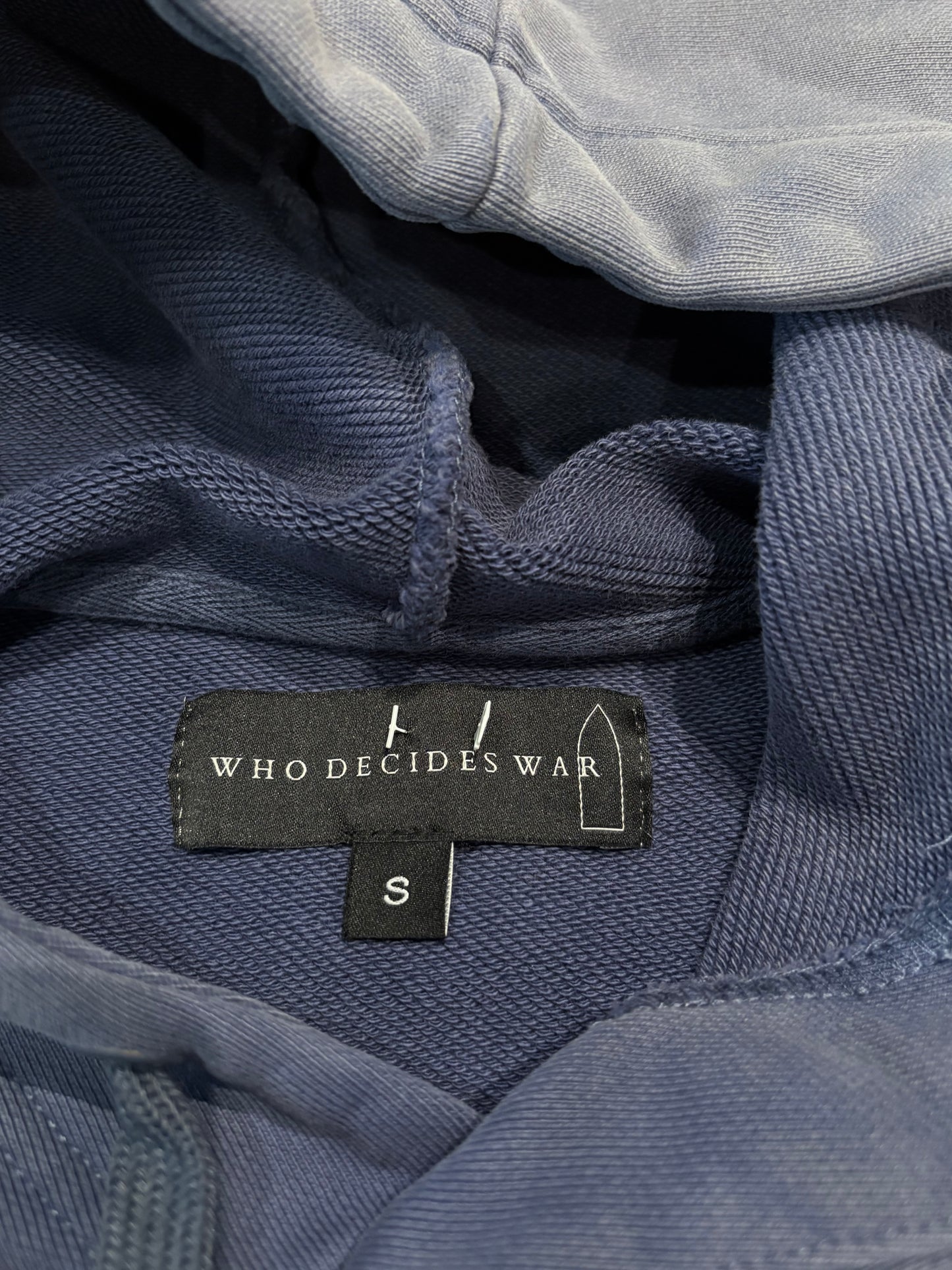 Who Decides War? Hoodie Navy Size Small